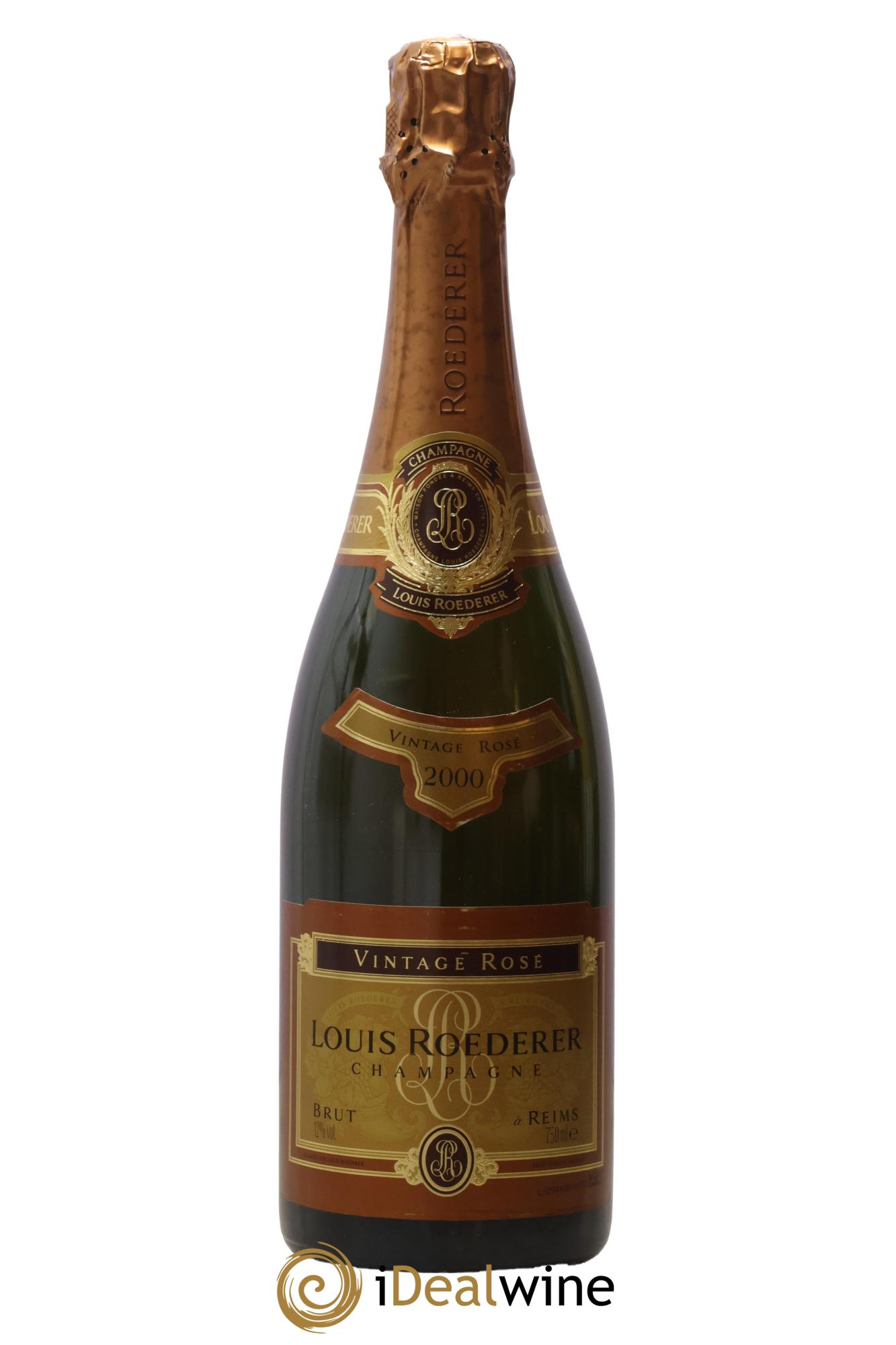 Champagne - Vintage Rosé Louis Roederer 2000 - Lot de 1 bouteille - 0