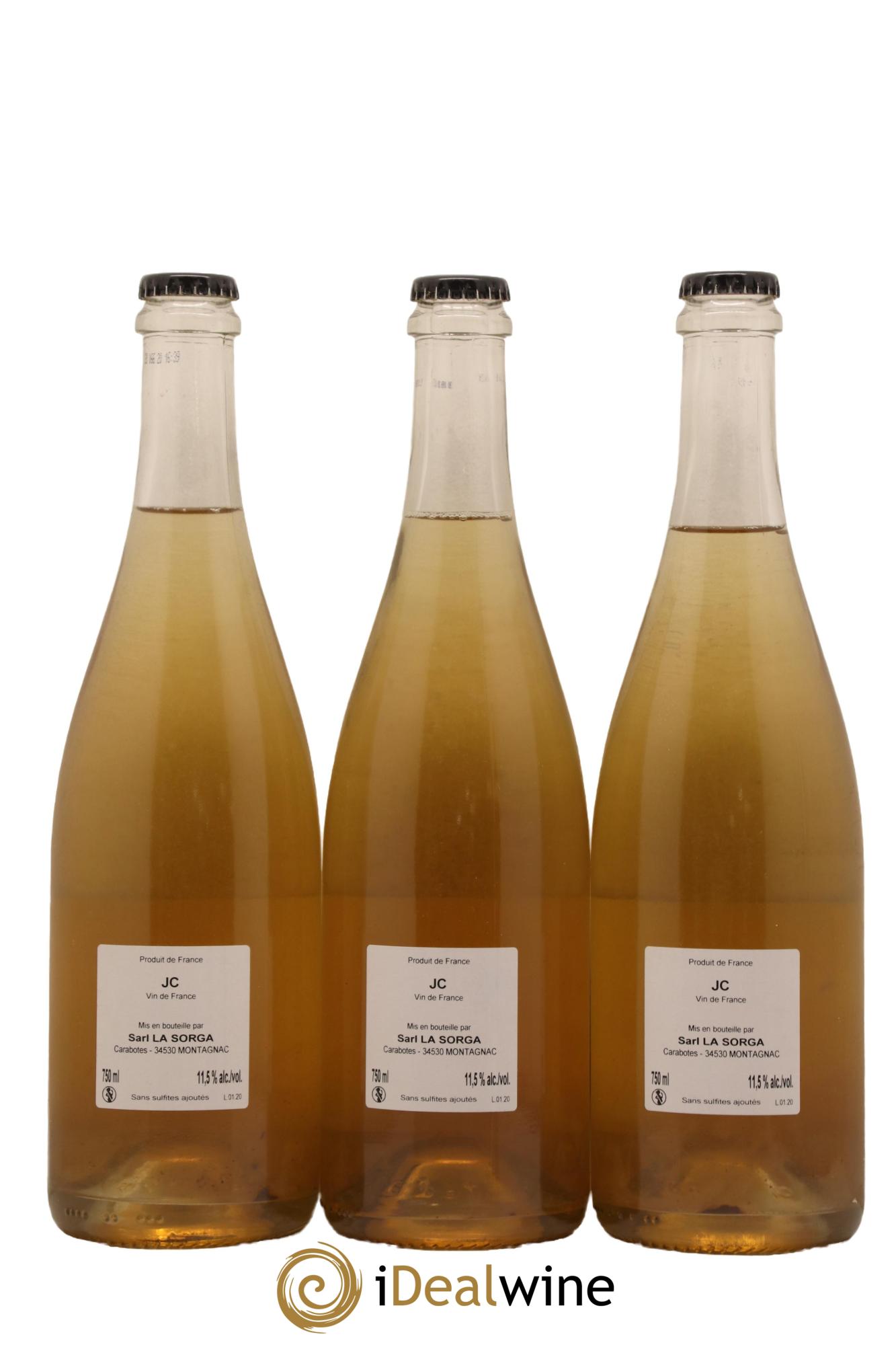 Vin de France JC La Sorga Anthony Tortul 2020 - Lot de 3 bouteilles - 1