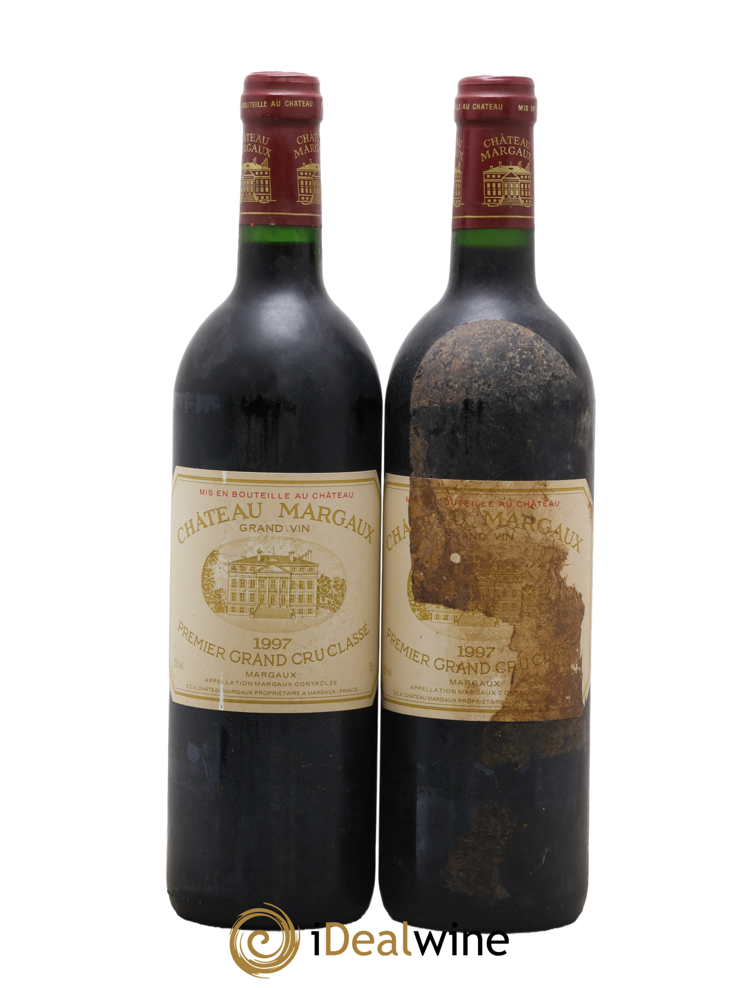 Château Margaux 1er Grand Cru Classé 1997 - Lot of 2 bottles - 0