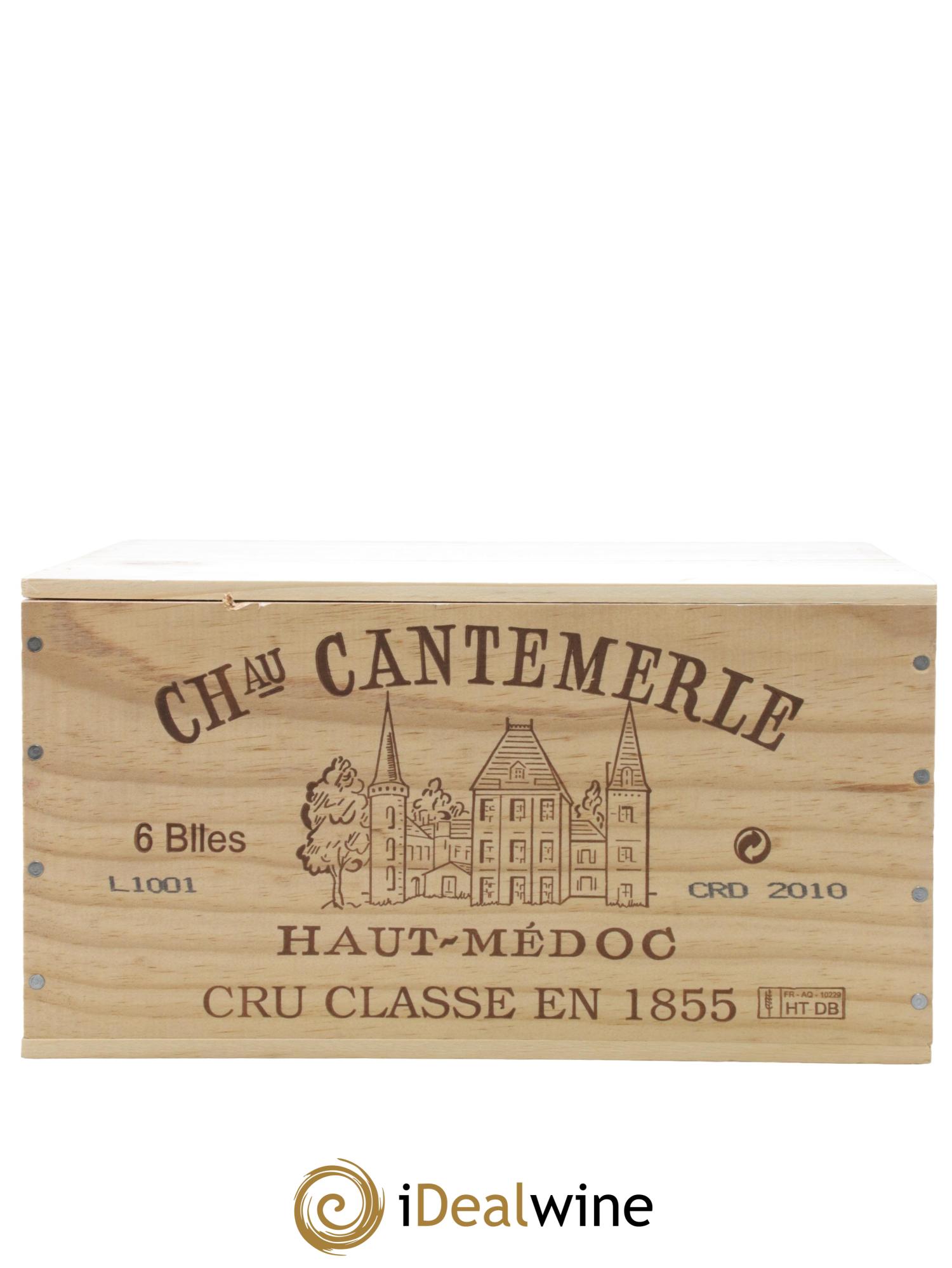 Château Cantemerle 5ème Grand Cru Classé 2010 - Lotto di 6 bottiglie - 1