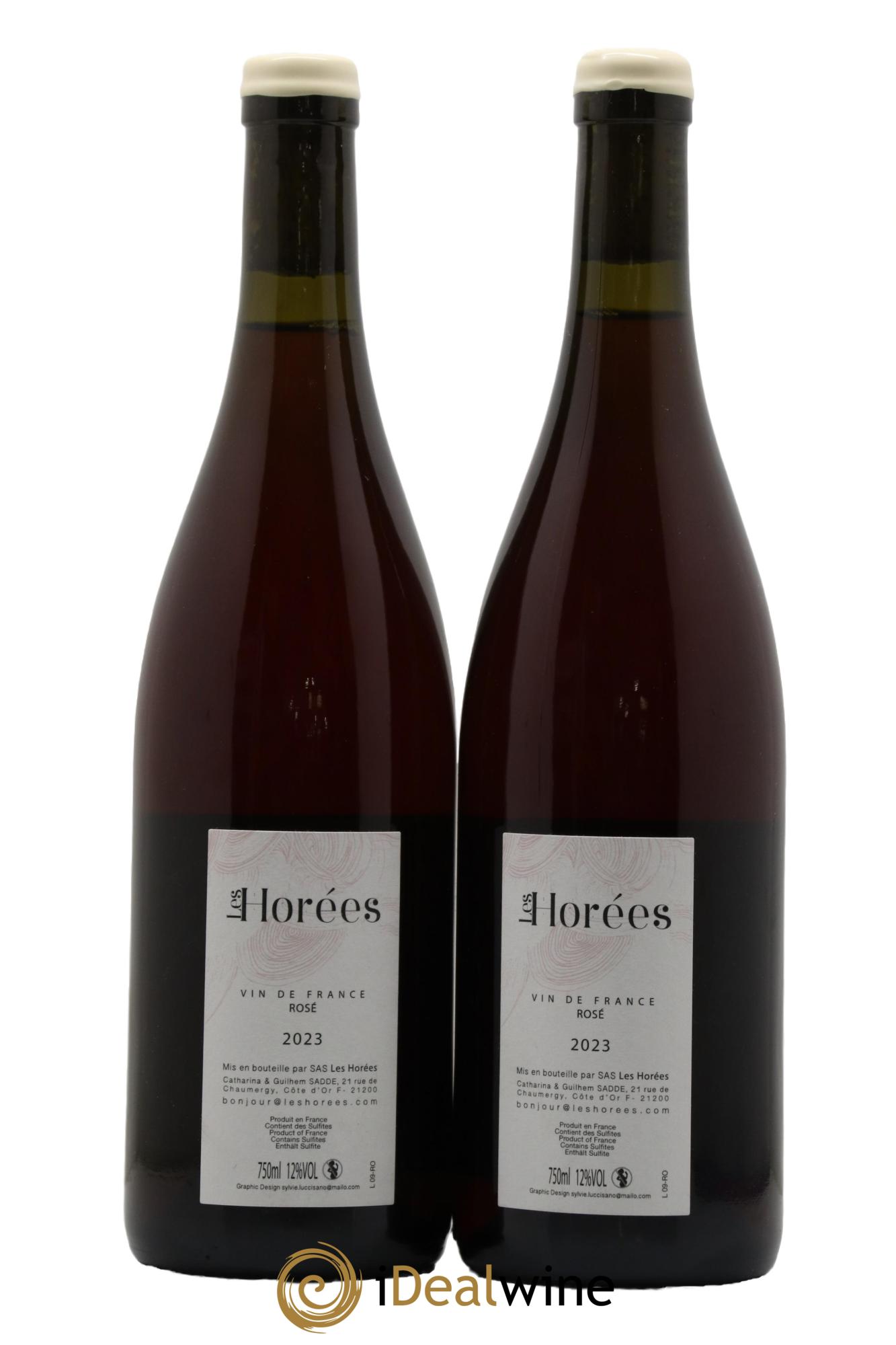 Bourgogne Rosé Bonheur Les Horées 2023 - Lot de 2 bouteilles - 1