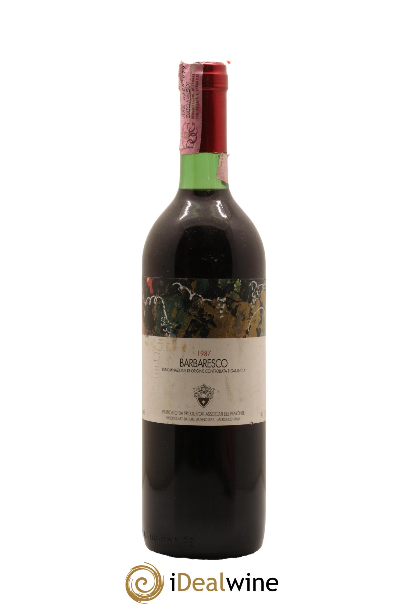 Barbaresco DOCG Produttori Associati del Piemonte 1987 - Lotto di 1 bottiglia - 0