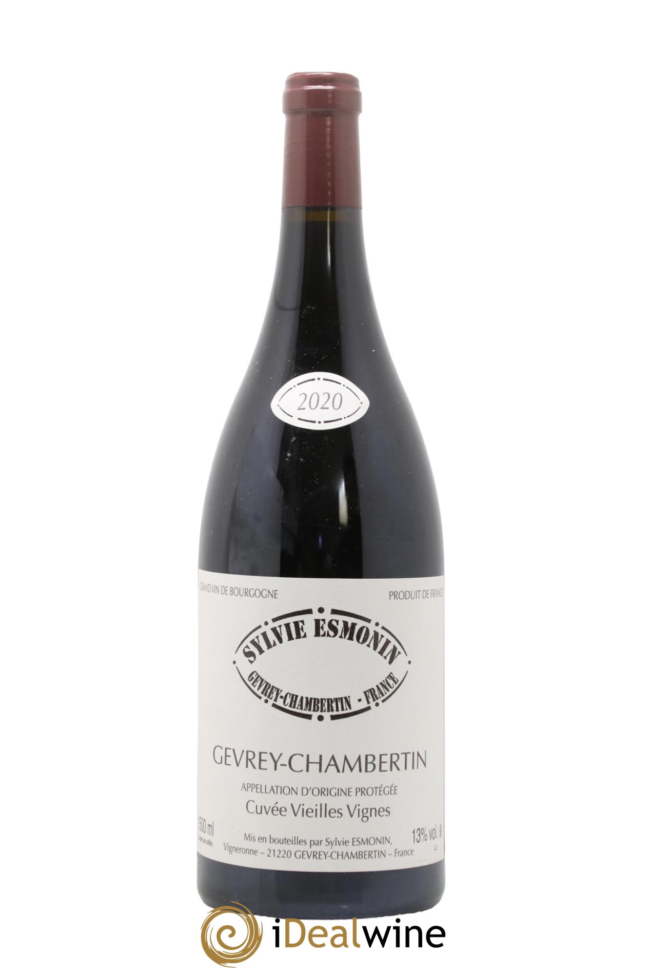 Gevrey-Chambertin Vieilles Vignes Sylvie Esmonin 2020 - Lot de 1 magnum - 0