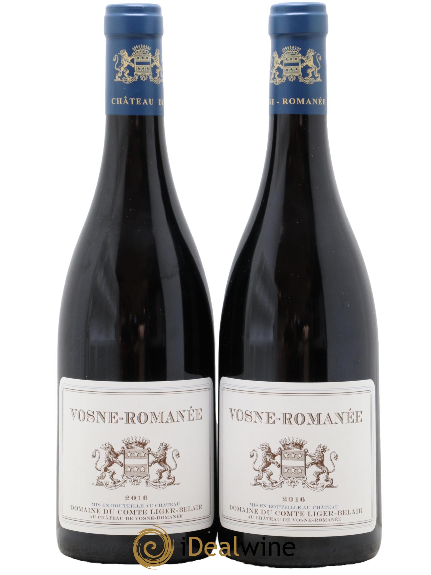 Vosne-Romanée Comte Liger-Belair (Domaine du) 2016 - Lot de 2 bouteilles - 0