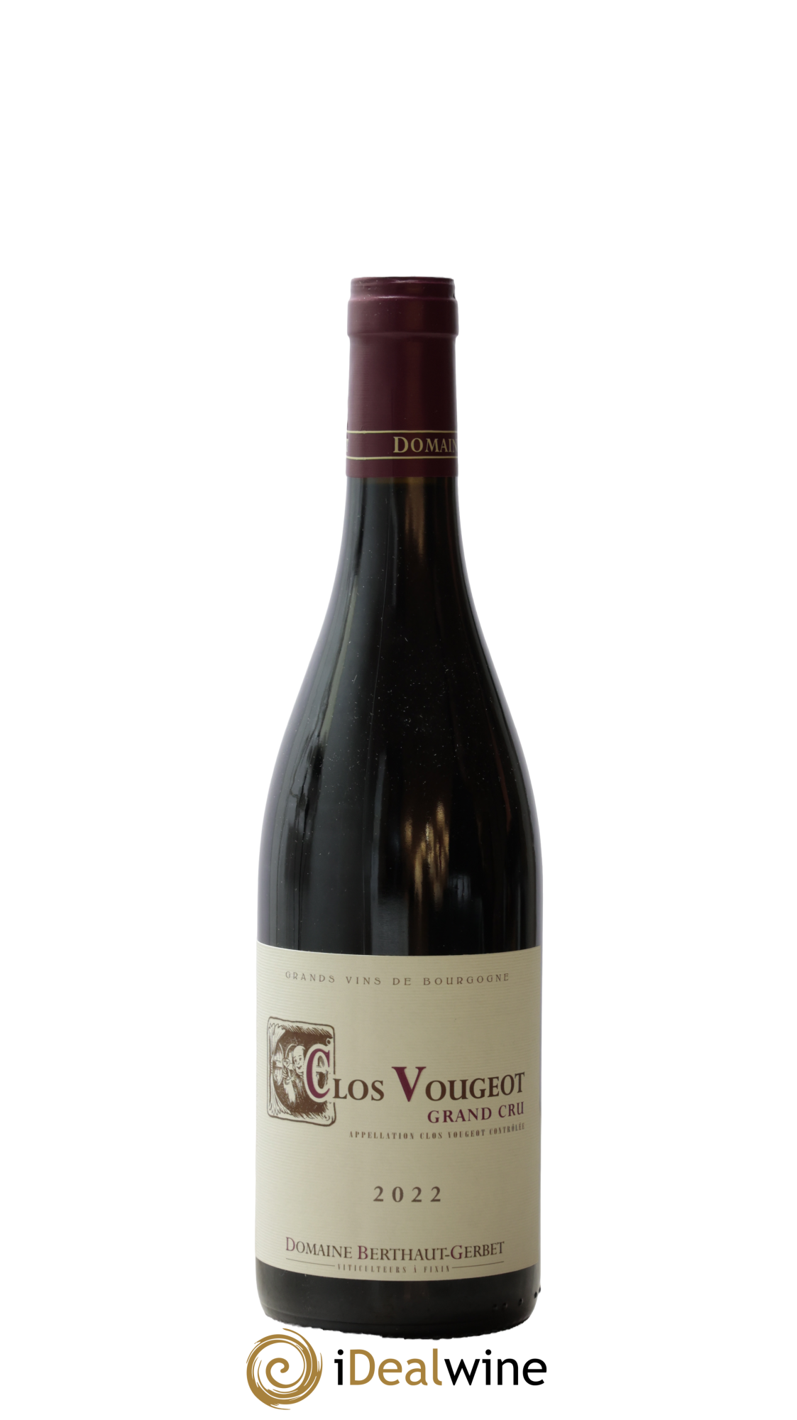 Clos de Vougeot Berthaut Gerbet (Domaine) 2022 - Posten von 1 Flasche - 0