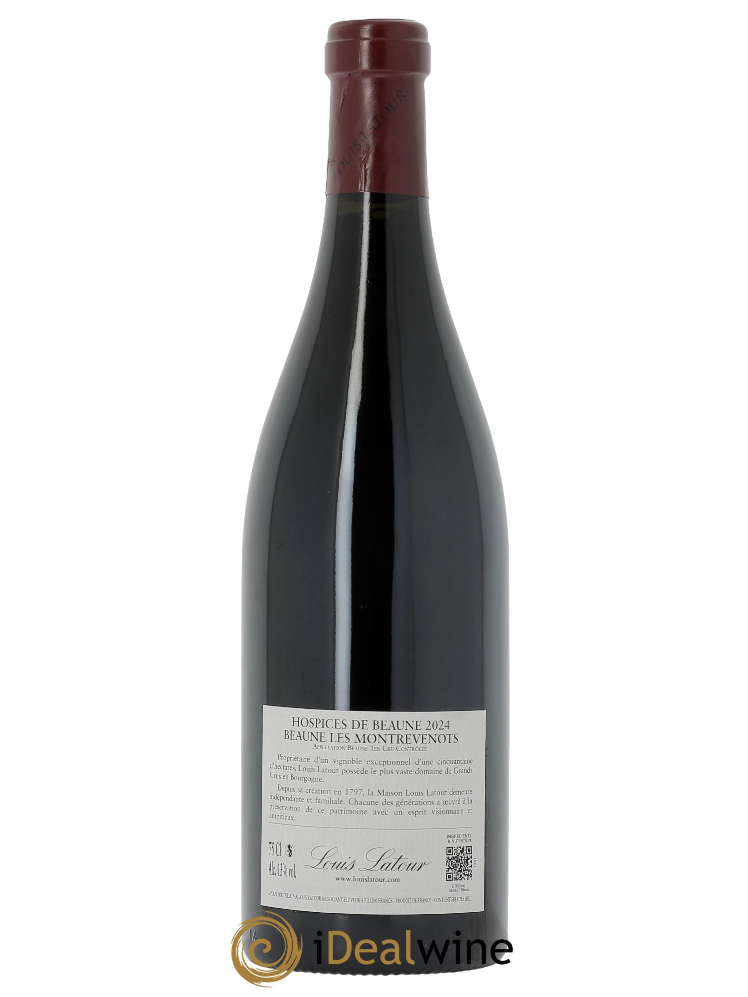 Beaune 1er Cru Les Montrevenots Cuvée Cyrot-Chaudron Hospices de Beaune - Maison Louis Latour 2024 - Lot of 1 bottle - 2