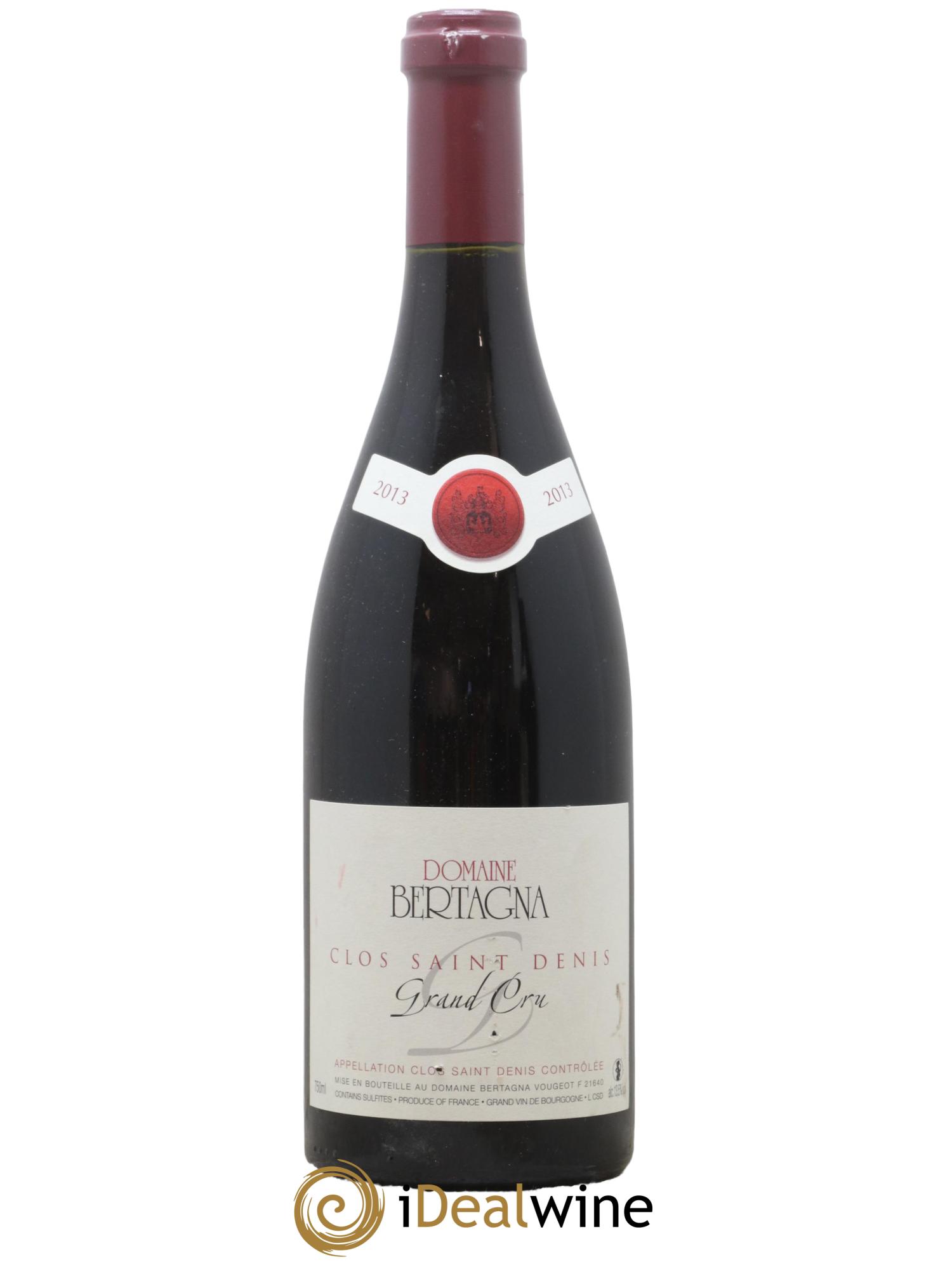 Clos Saint-Denis Grand Cru Bertagna 2013 - Lot de 1 bouteille - 0