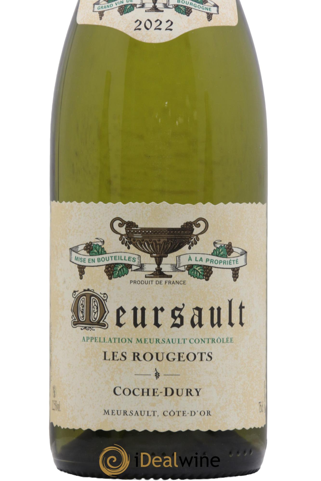 Meursault Les Rougeots Coche Dury (Domaine) 2022 - Lotto di 2 bottiglie - 4