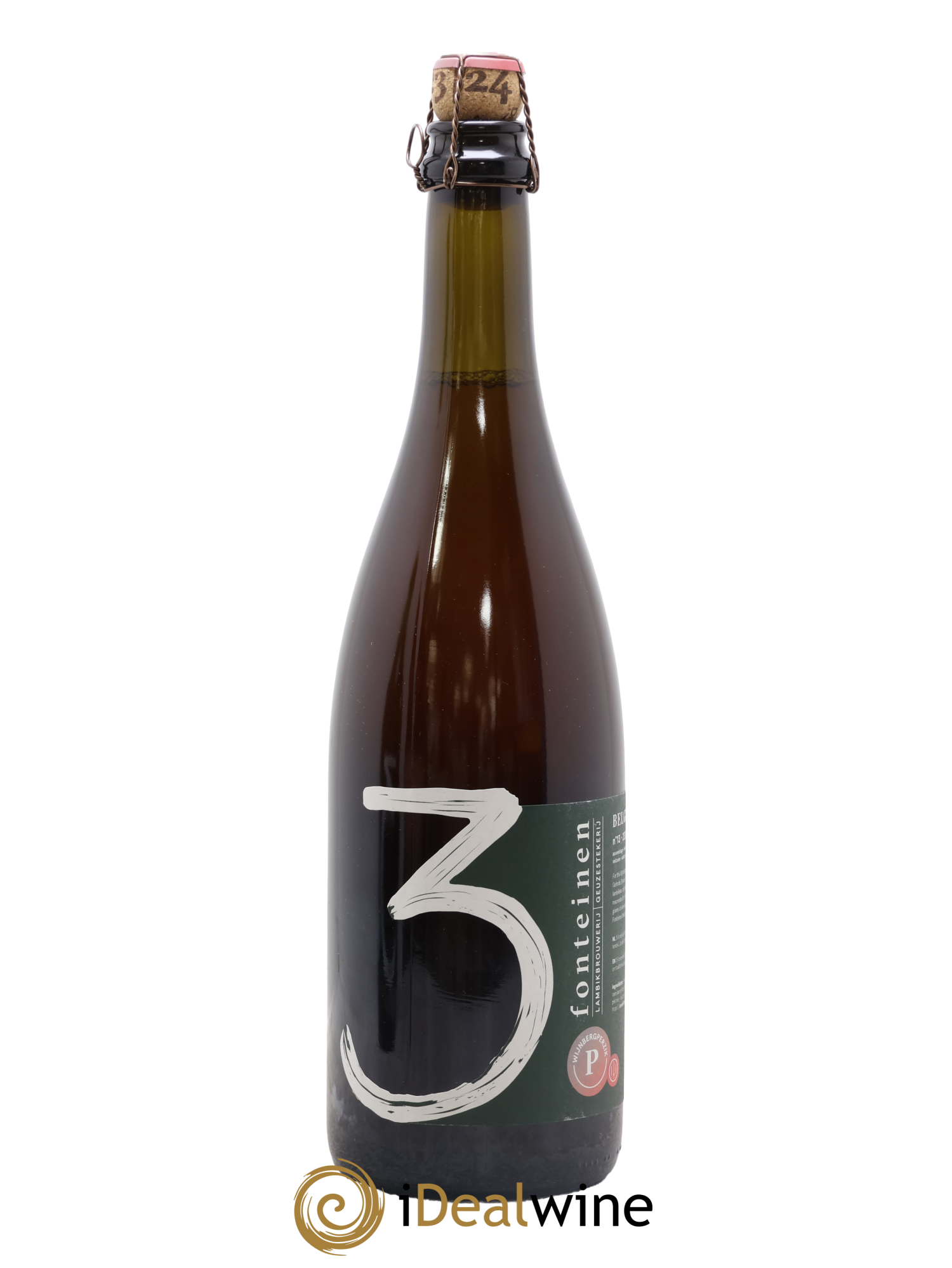 Bière 3 Fonteinen Belgische Wijnbergperzik (Pêche Wijnberg belge) (season 23-24) Blend n° 13 Bottled 2023 - Lot de 1 bouteille - 0