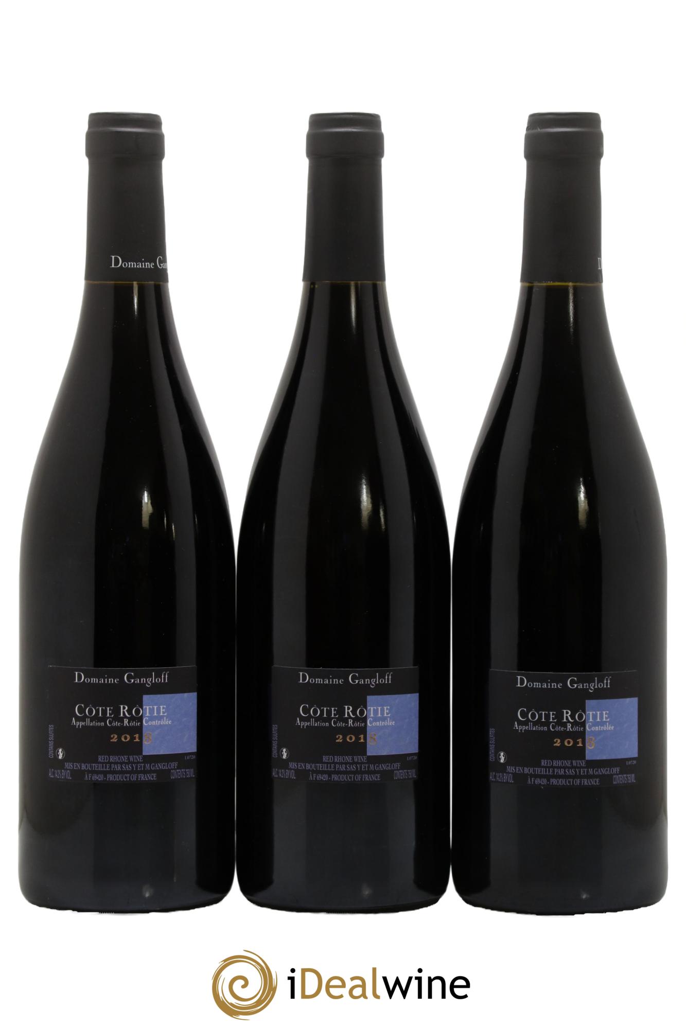 Côte-Rôtie La Barbarine Gangloff (Domaine) 2018 - Lot de 3 bouteilles - 1