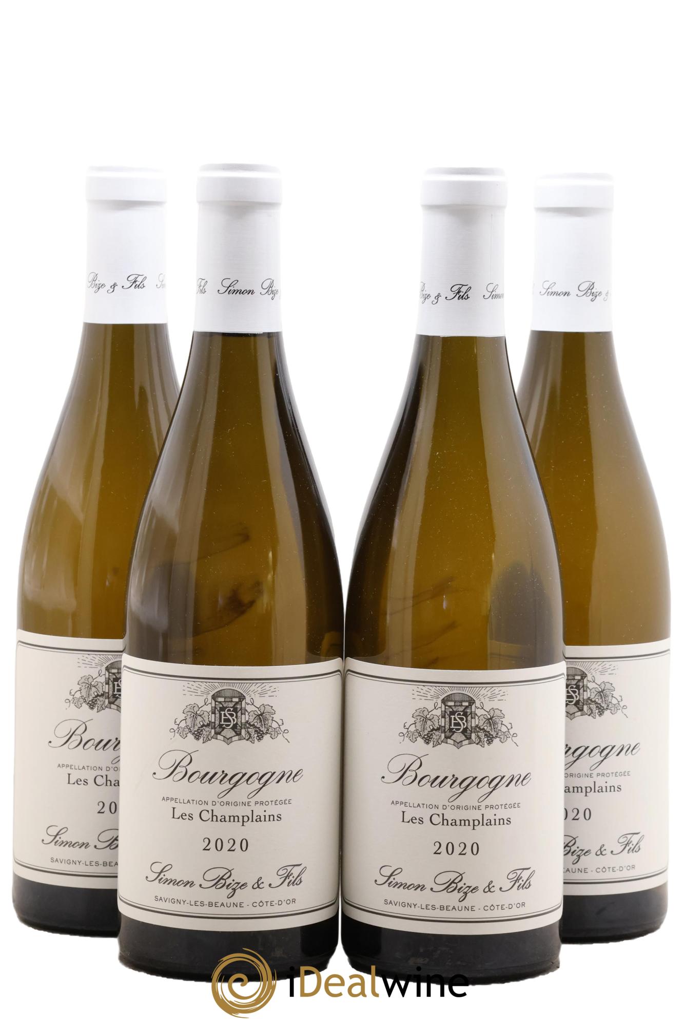 Bourgogne Les Champlains Simon Bize 2020 - Lot de 4 bouteilles - 0