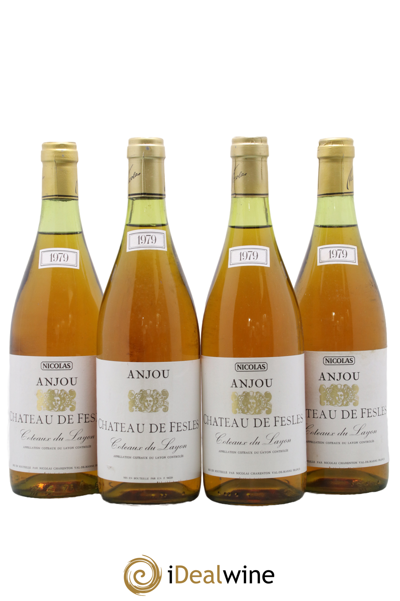 Coteaux du Layon Château Fesles Mise Nicolas 1979 - Posten von 4 Flaschen - 0