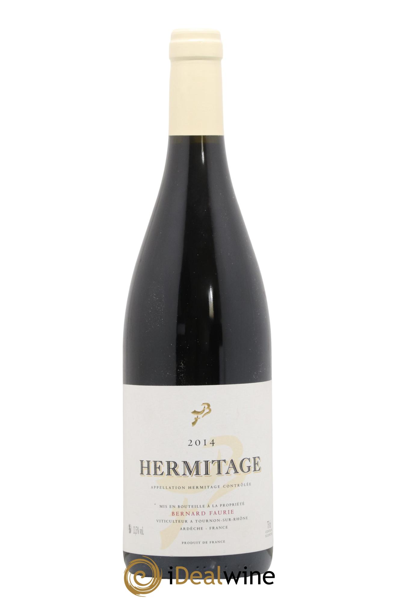 Hermitage Greffieux Bessards (capsule blanche) Bernard Faurie 2014 - Lot de 1 bouteille - 0