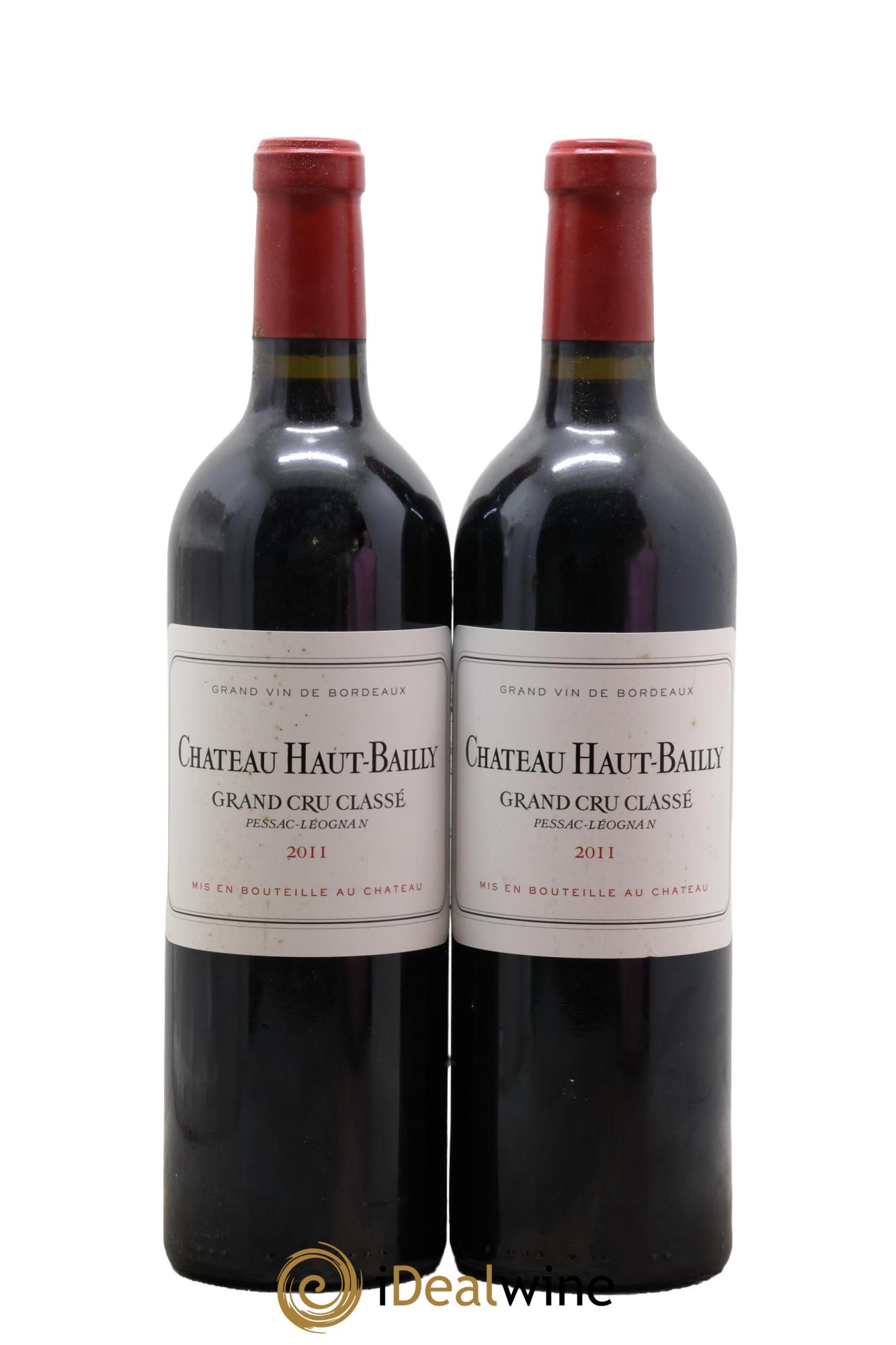 Château Haut-Bailly Cru Classé de Graves 2011 - Lot of 2 bottles - 0