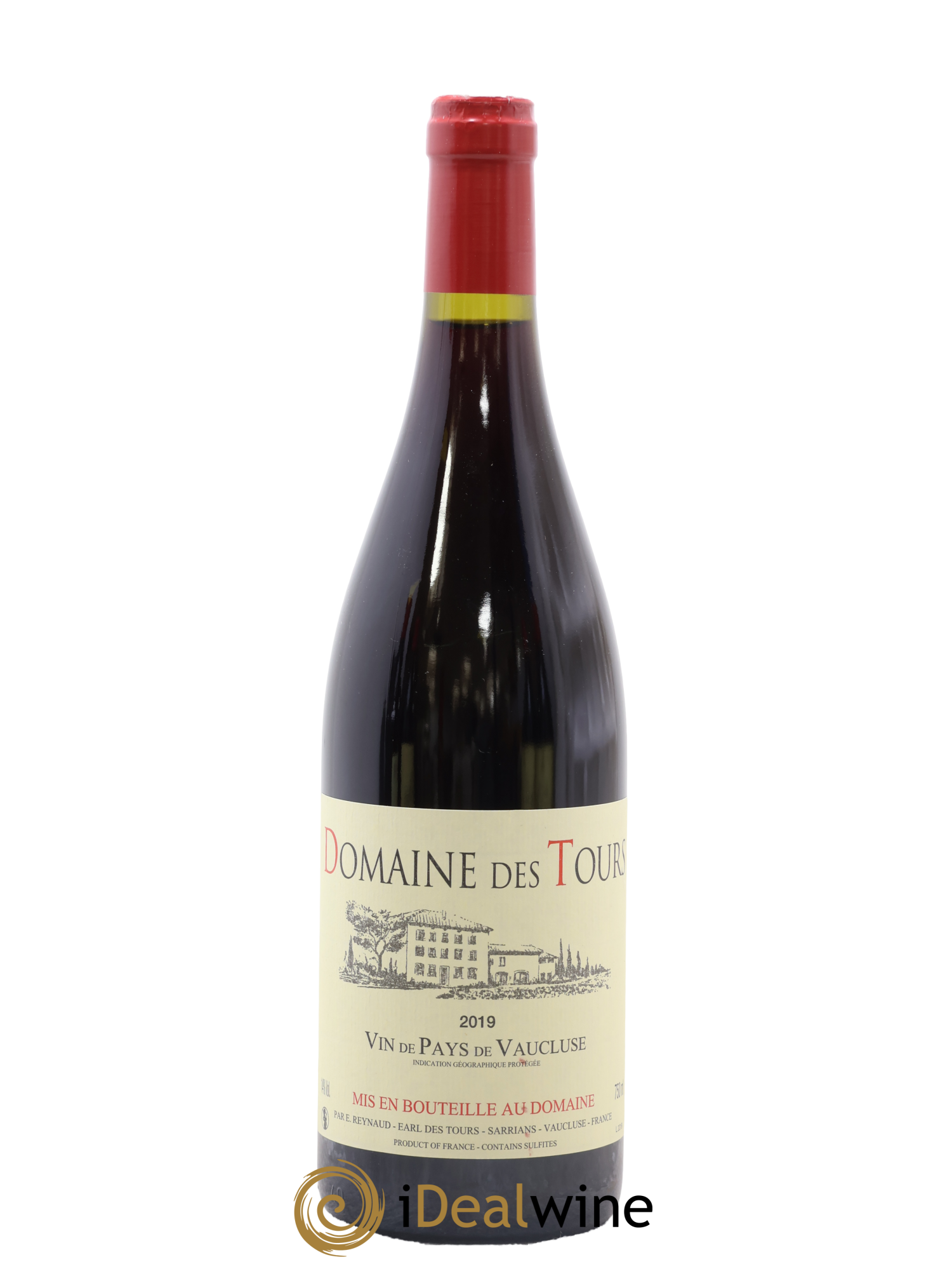 Vaucluse (Vin de Pays de Vaucluse) Domaine des Tours Emmanuel Reynaud 2019 - Lot de 1 bouteille - 0