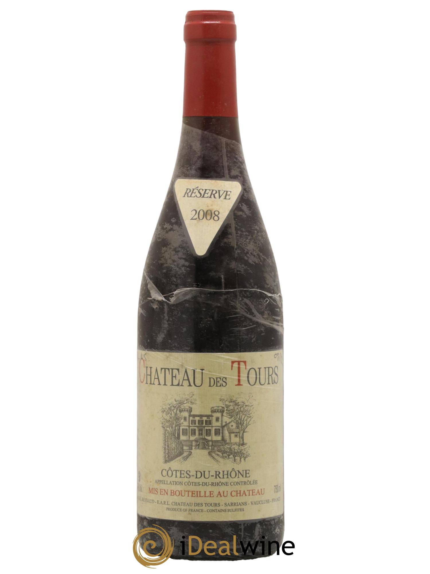 Côtes-du-Rhône Château des Tours Emmanuel Reynaud 2008 - Posten von 1 Flasche - 0