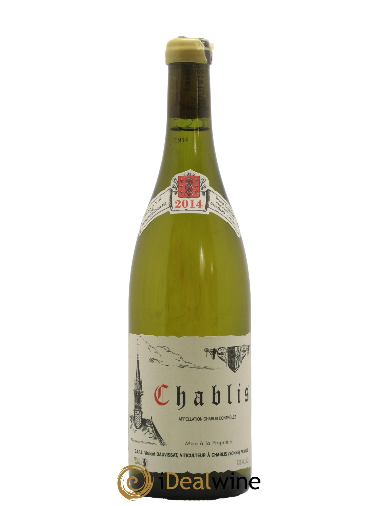 Chablis Vincent Dauvissat (Domaine) 2014 - Posten von 1 Flasche - 0