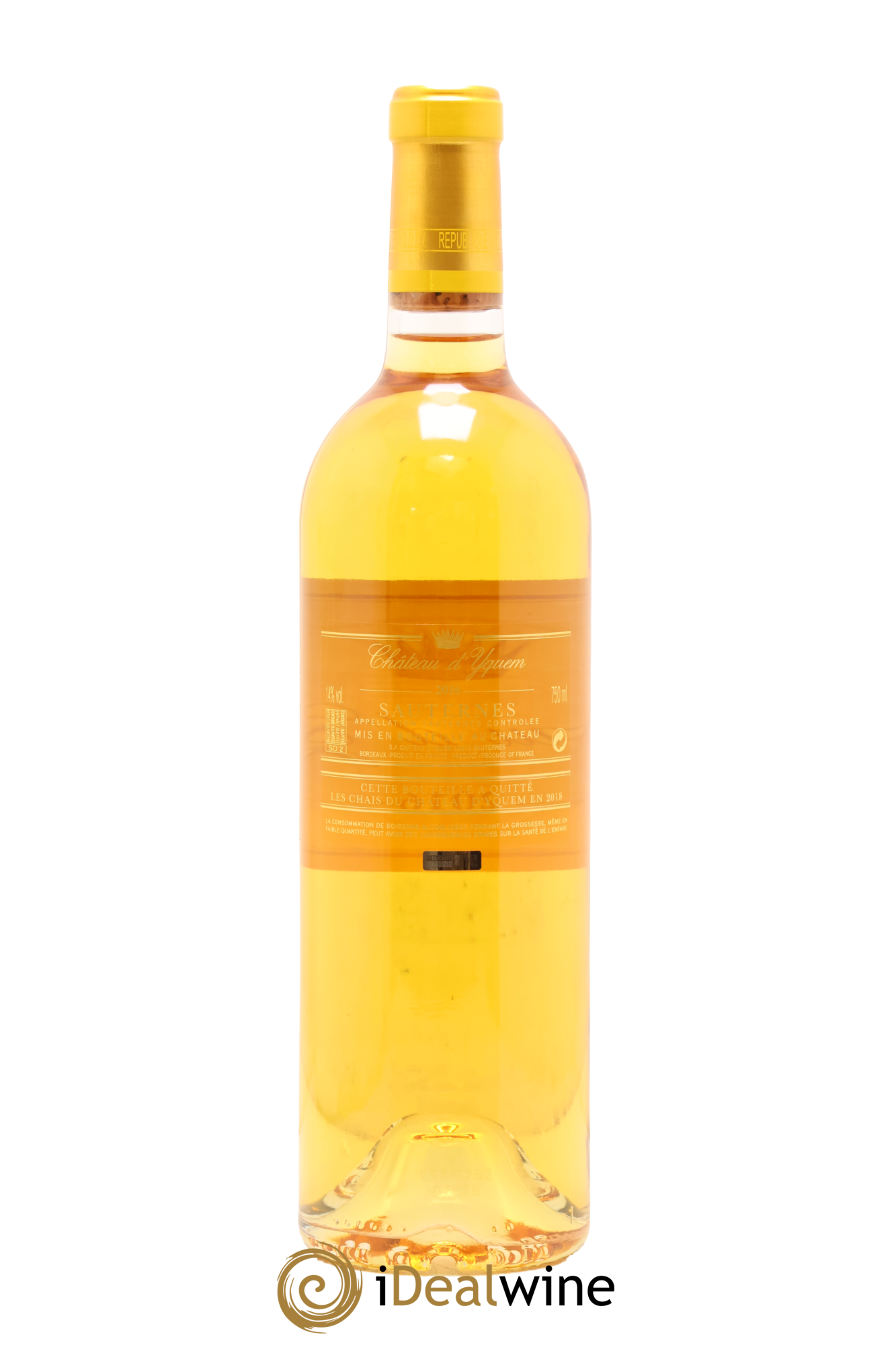 Château d' Yquem 1er Cru Classé Supérieur 2016 - Lot de 1 bouteille - 1