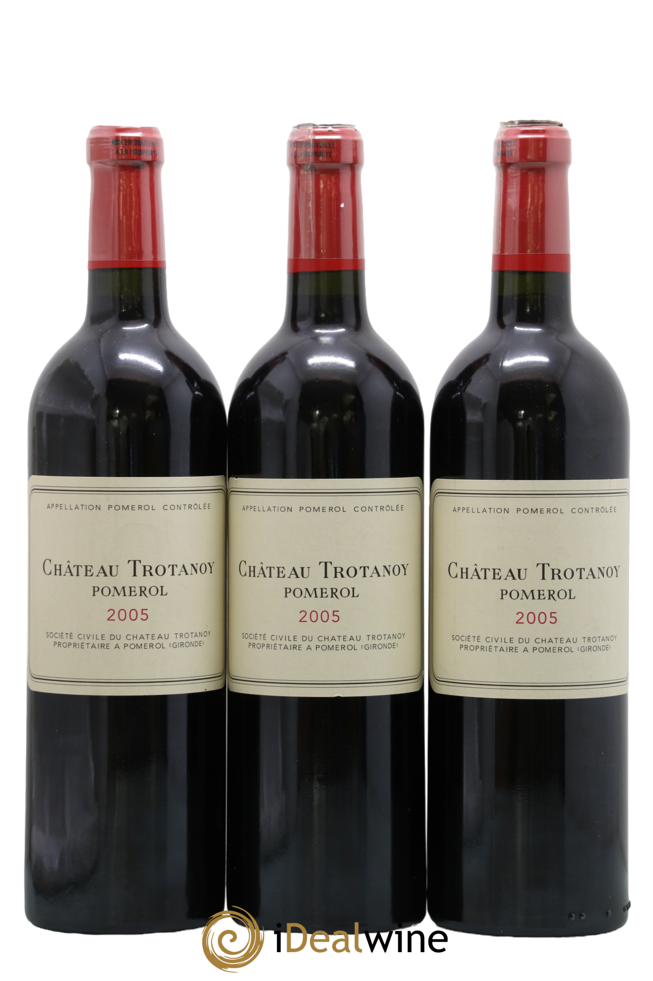 Château Trotanoy 2005 - Lot de 3 bouteilles - 0