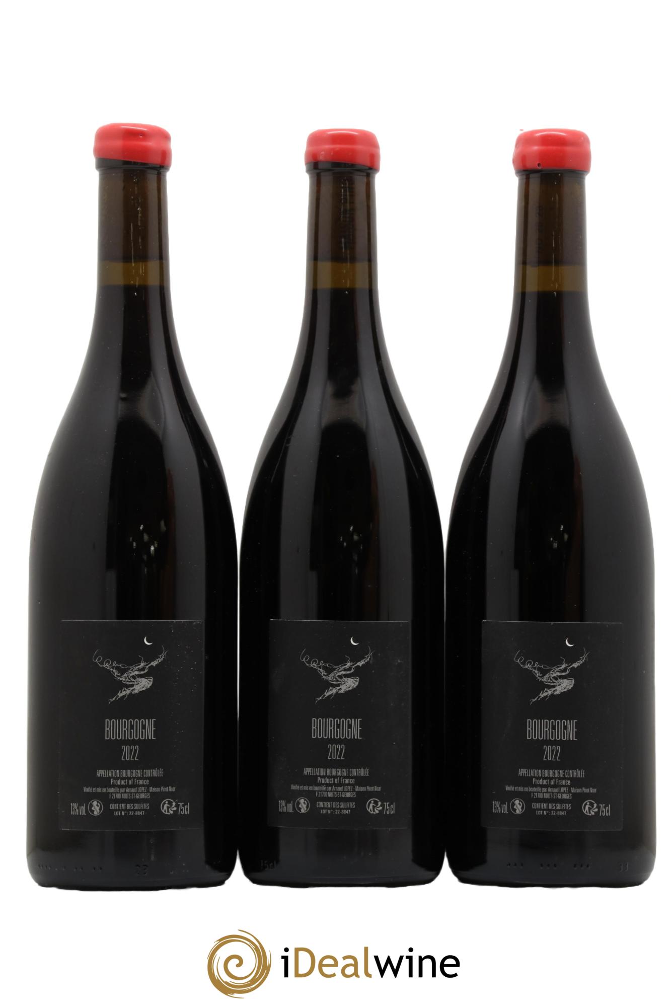 Bourgogne Lazaro Arnaud Lopez 2022 - Lot de 3 bouteilles - 1