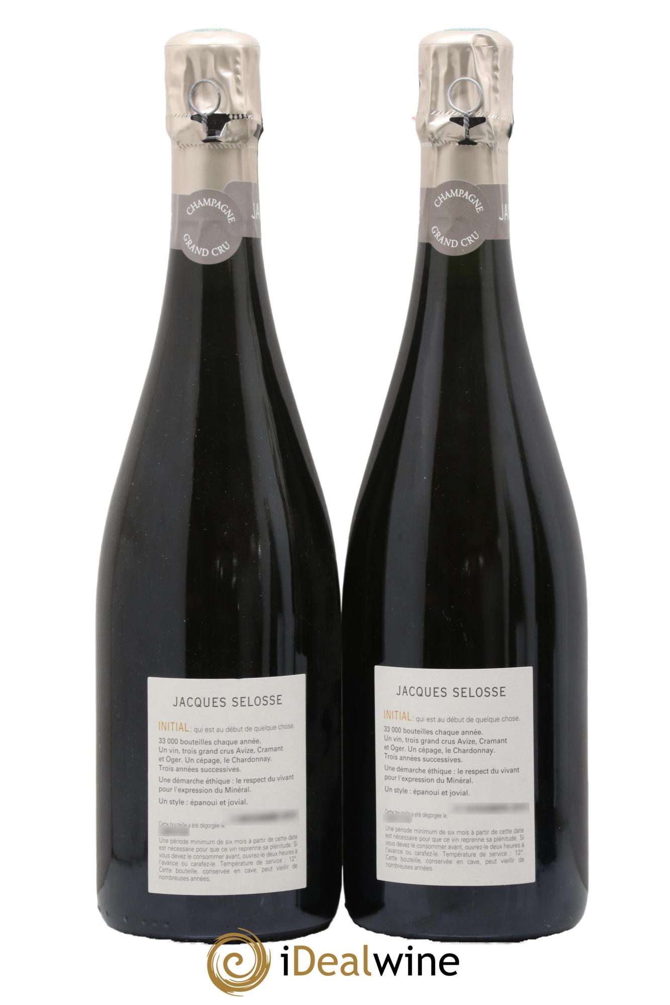 Initial Brut Jacques Selosse - Lot de 2 bouteilles - 1