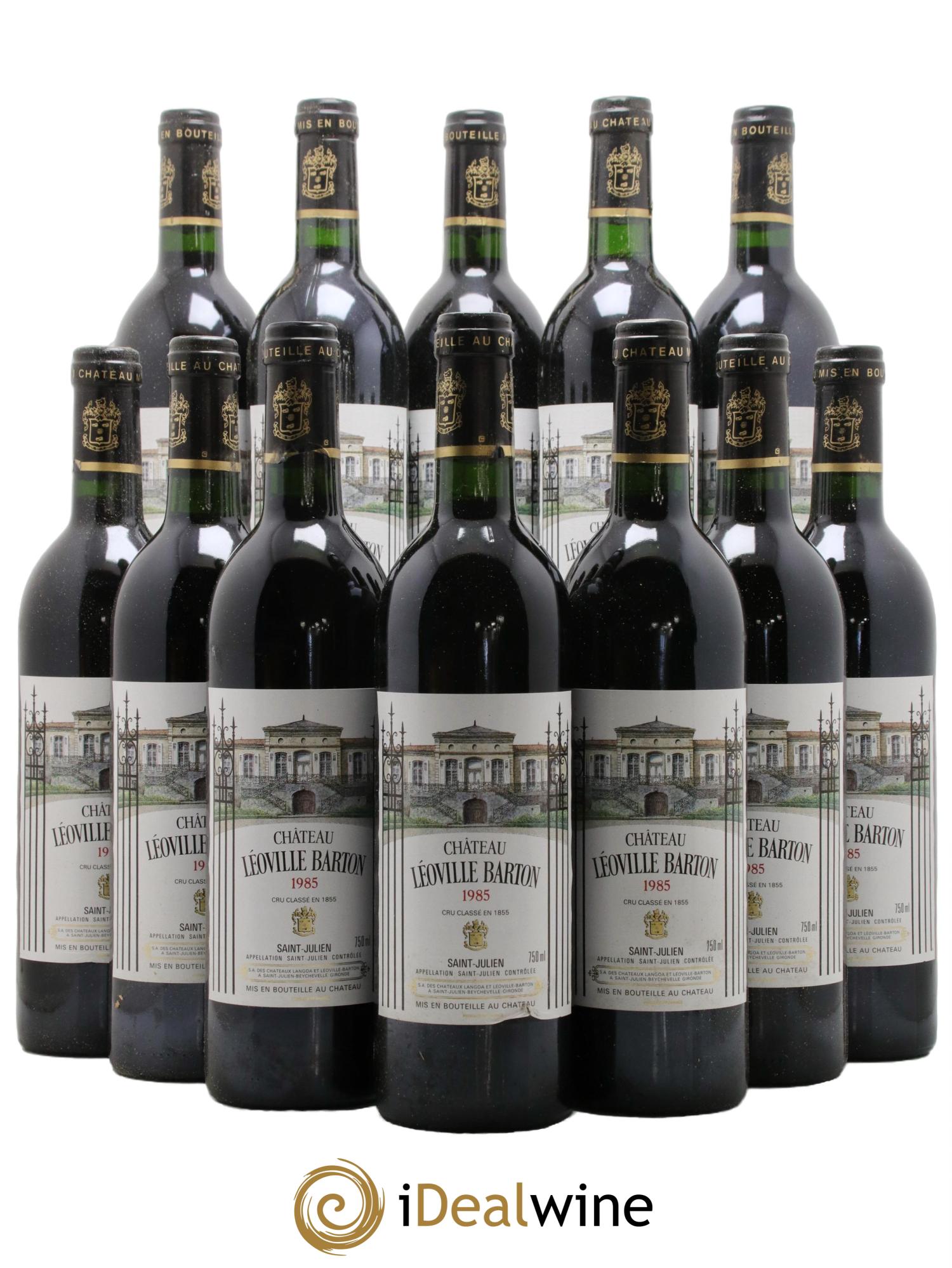 Château Léoville Barton 2ème Grand Cru Classé 1985 - Lot de 12 bouteilles - 0