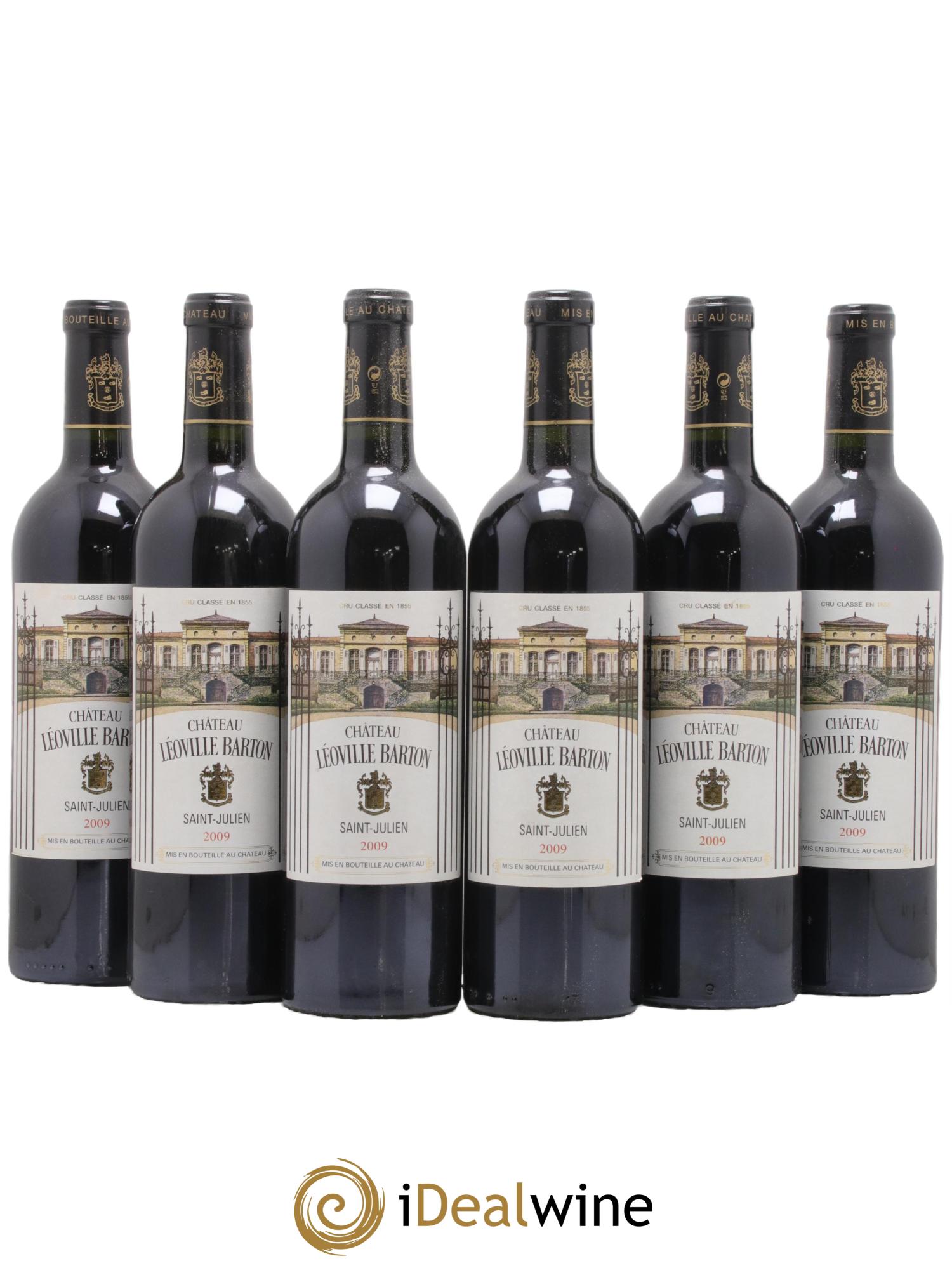 Château Léoville Barton 2ème Grand Cru Classé 2009 - Lot de 6 bouteilles - 0