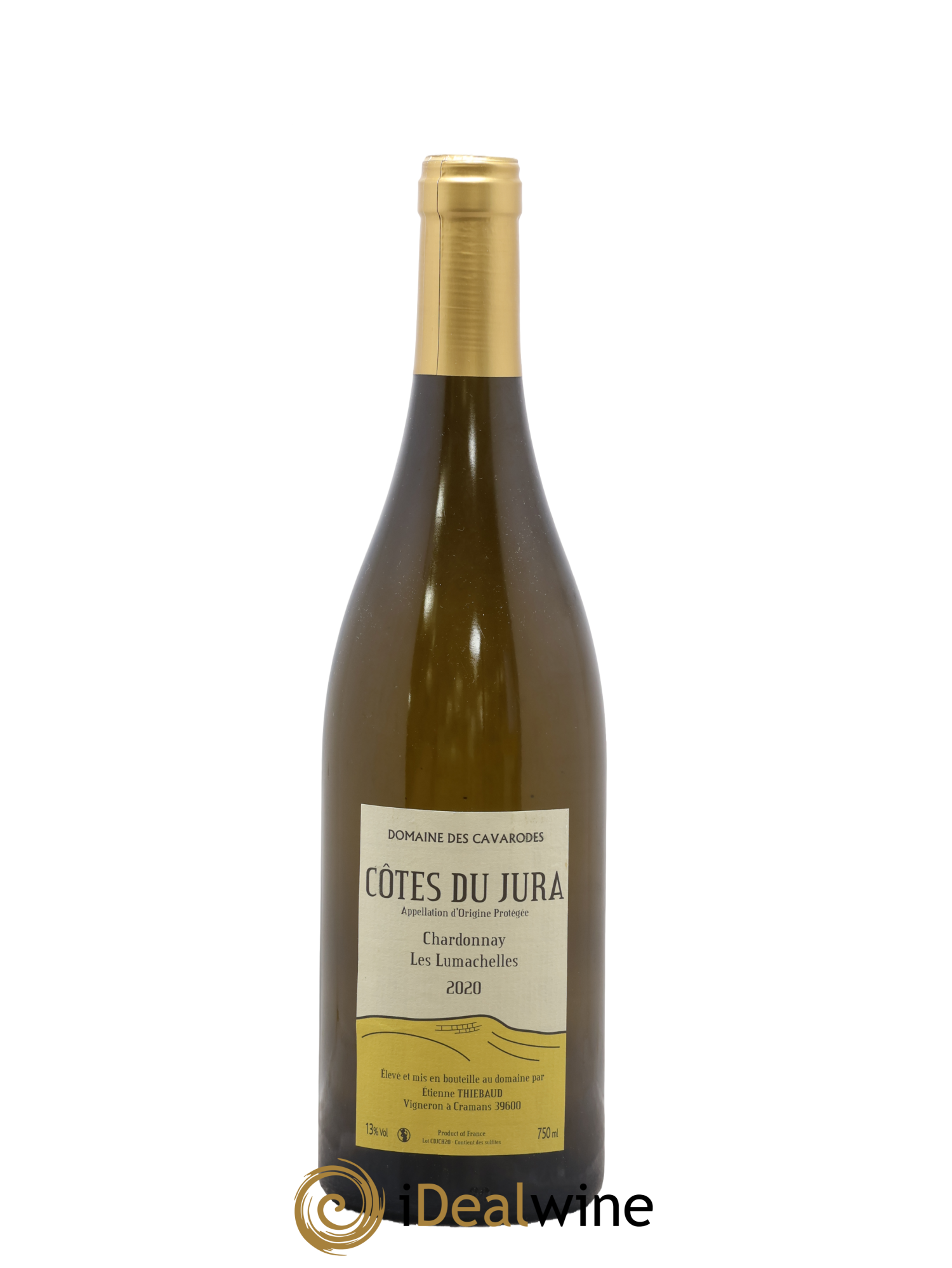 Côtes du Jura Chardonnay Les Lumachelles Cavarodes (Domaine des) - Etienne Thiébaud 2020 - Posten von 1 Flasche - 0