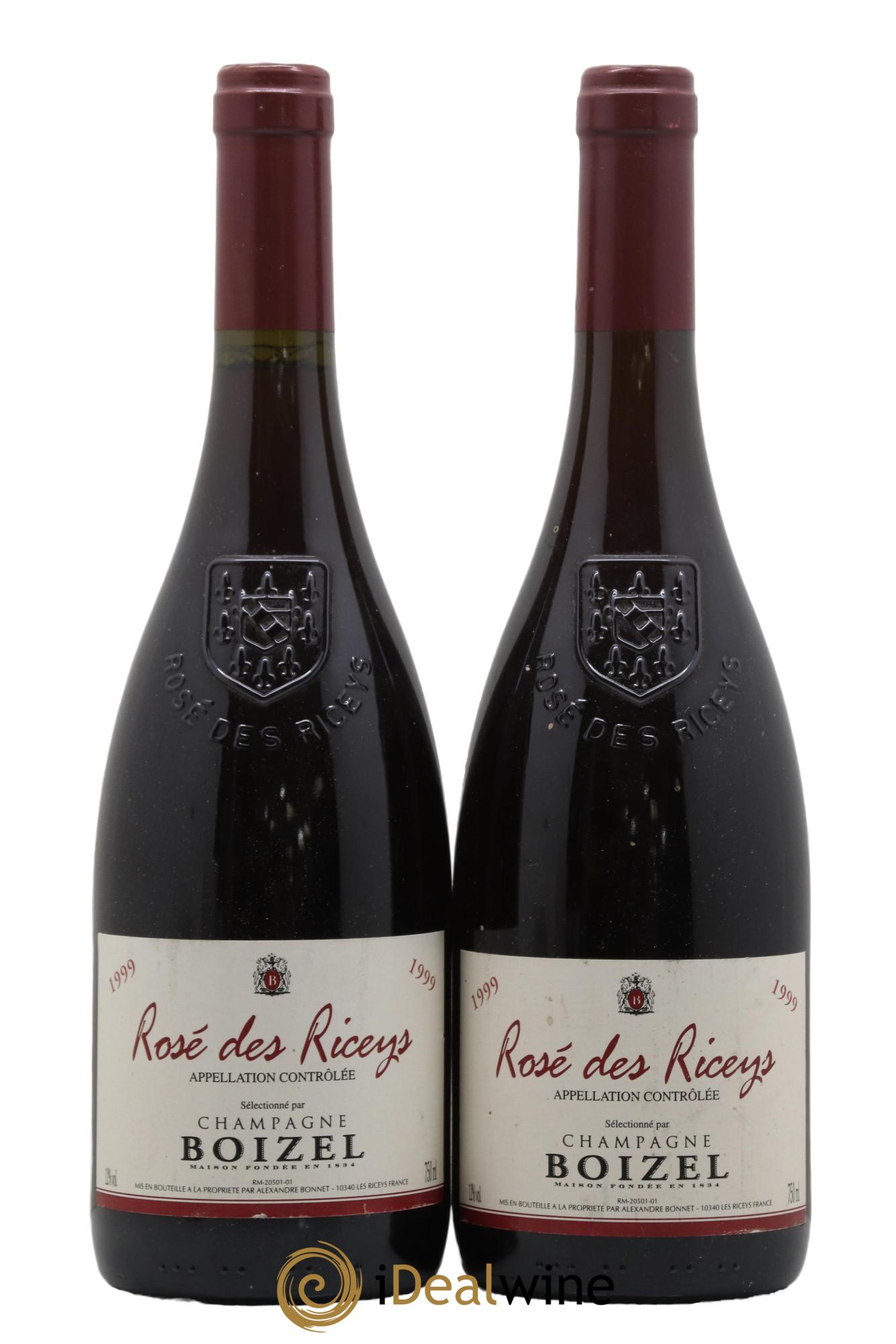 Rosé des Riceys Maison Boizel 1999 - Lot de 2 bouteilles - 0