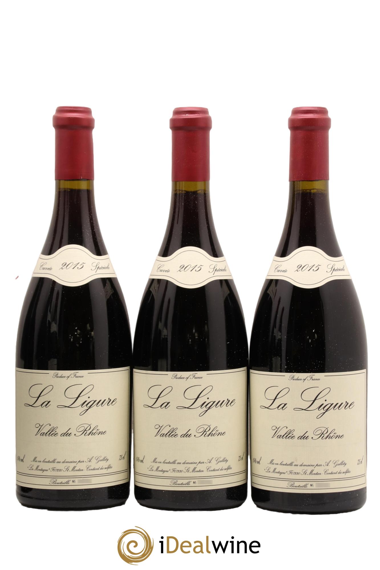 Côtes du Vivarais La Ligure Gallety (Domaine) 2015 - Lot de 6 bouteilles - 1