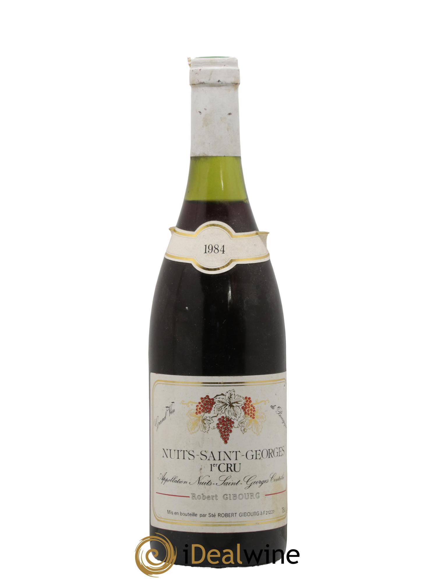 Nuits-Saint-Georges 1er Cru Domaine Robert Gibourg 1984 - Lot de 1 bouteille - 0
