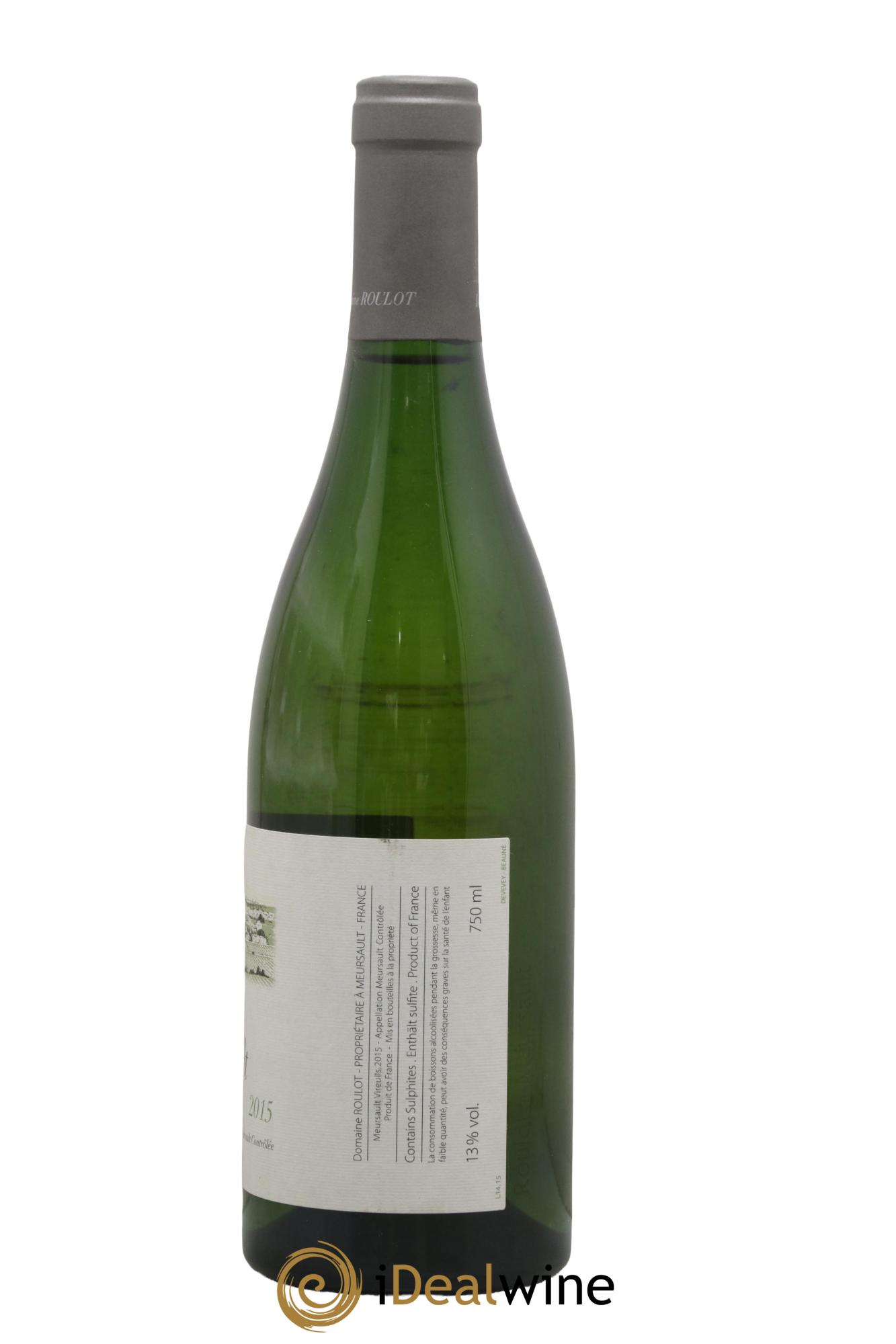 Meursault Les Vireuils Roulot (Domaine) 2015 - Lotto di 1 bottiglia - 1