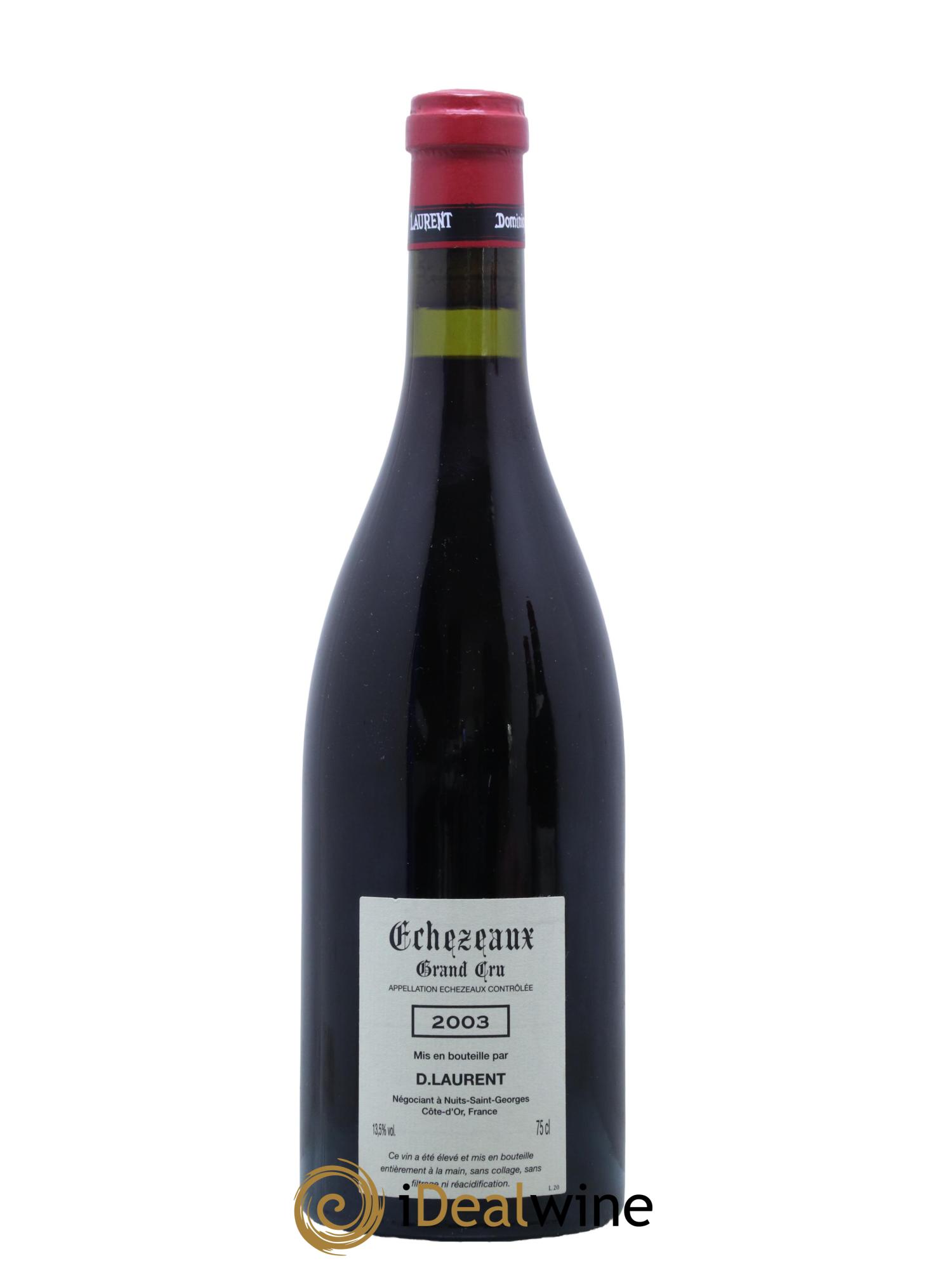 Echezeaux Grand Cru Vieilles Vignes Dominique Laurent 2003 - Lot de 1 bouteille - 1