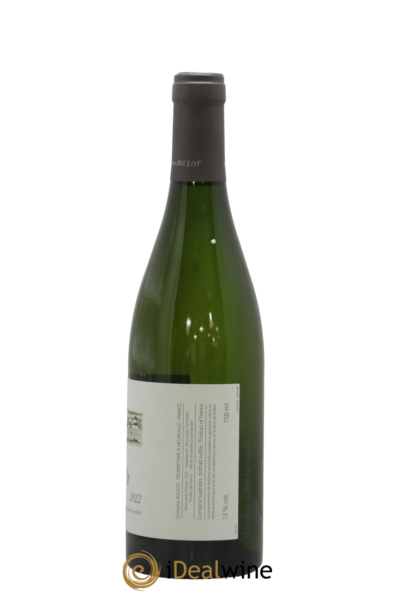 Meursault Les Vireuils Roulot (Domaine) 2022 - Lot of 1 bottle - 1