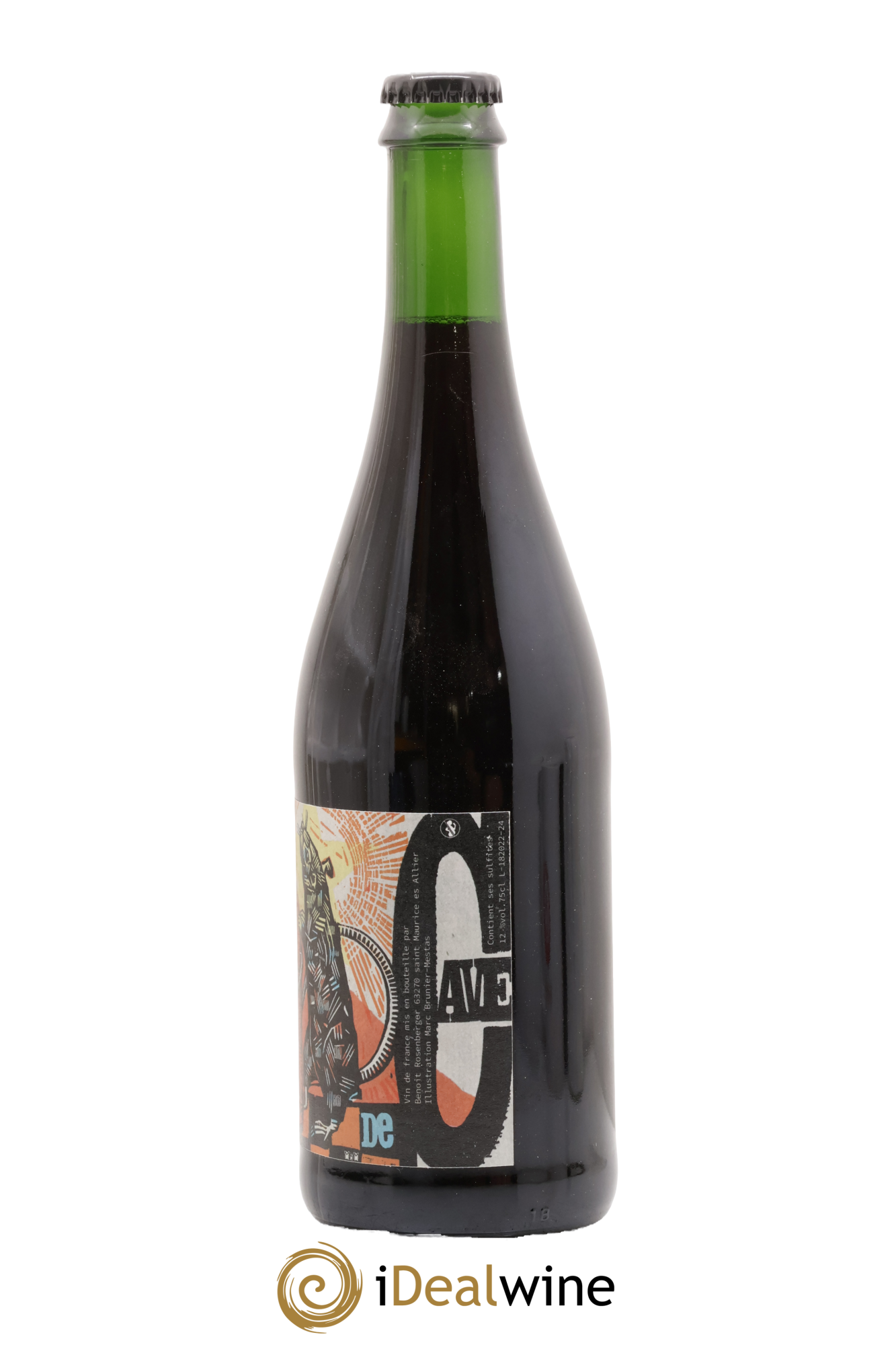 Vin de France Rat de Cave Benoit Rosenberger 2022 - Lotto di 1 bottiglia - 1