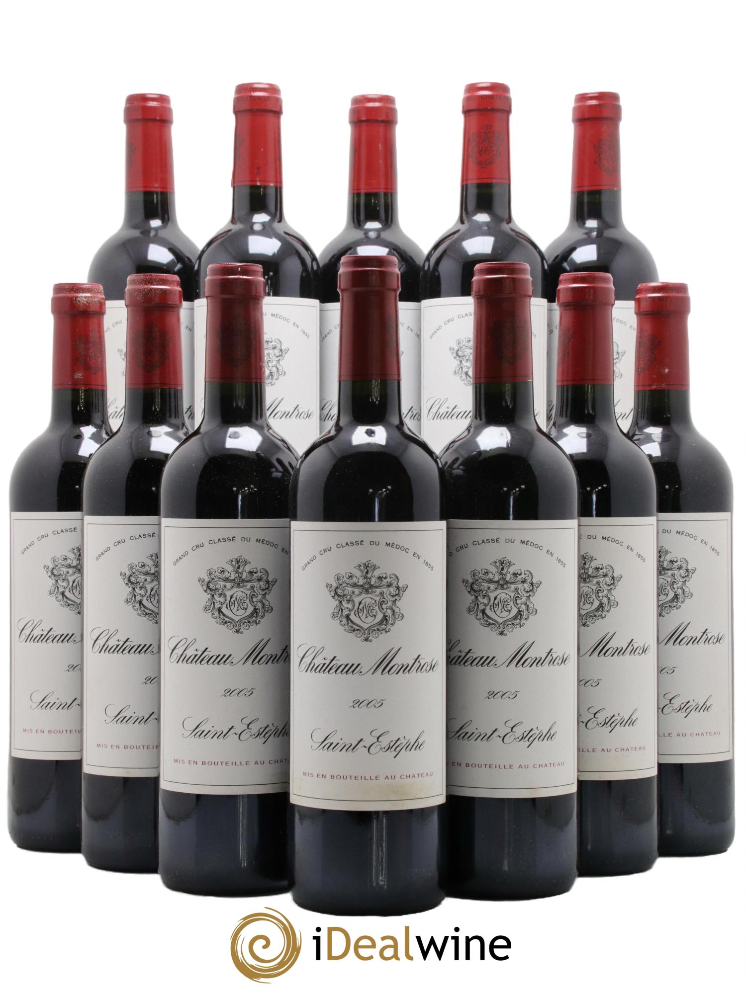 Château Montrose 2ème Grand Cru Classé 2005 - Lot de 12 bouteilles - 0