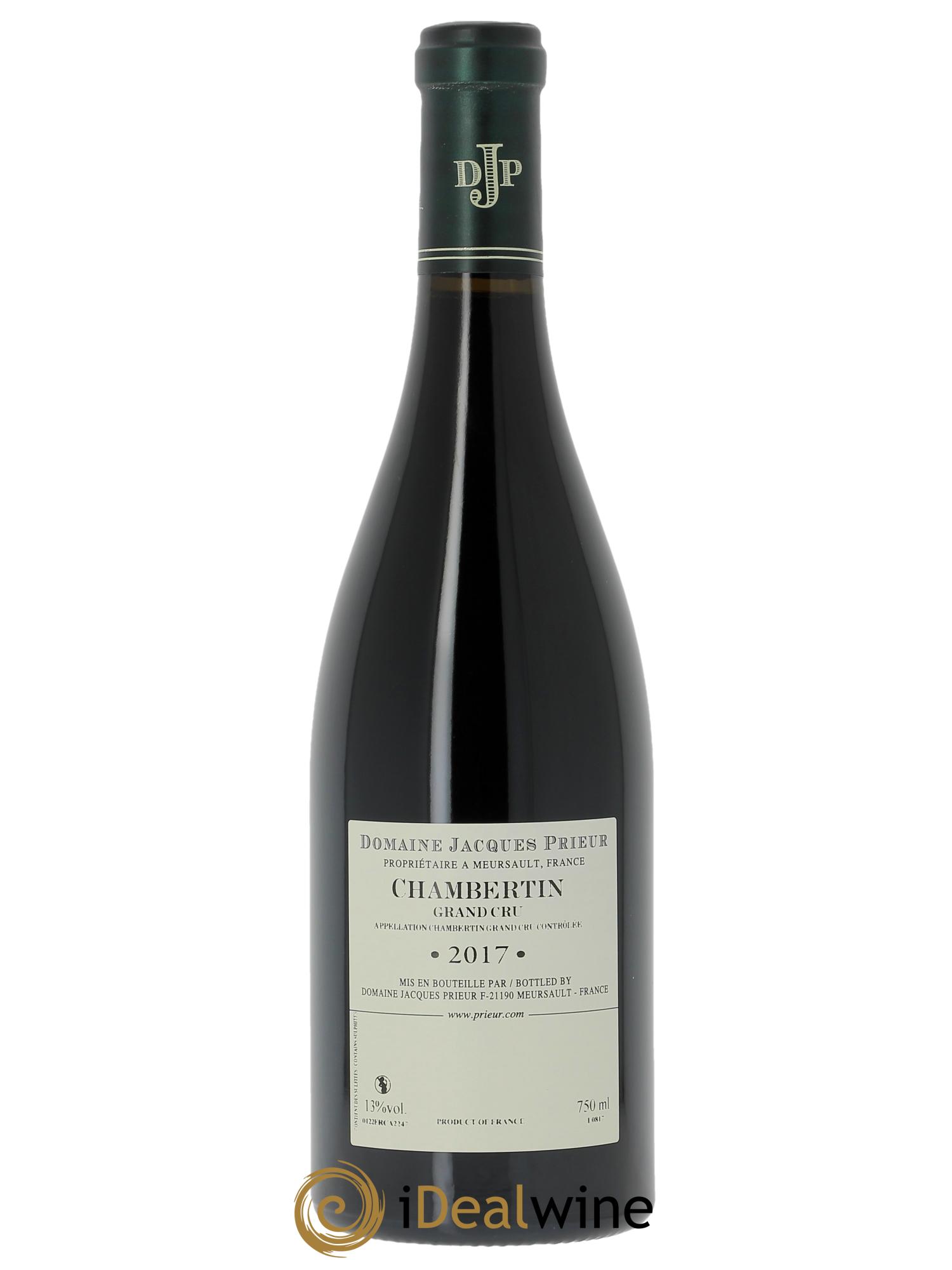 Chambertin Grand Cru Jacques Prieur (Domaine) 2017 - Lote de 1 botella - 1