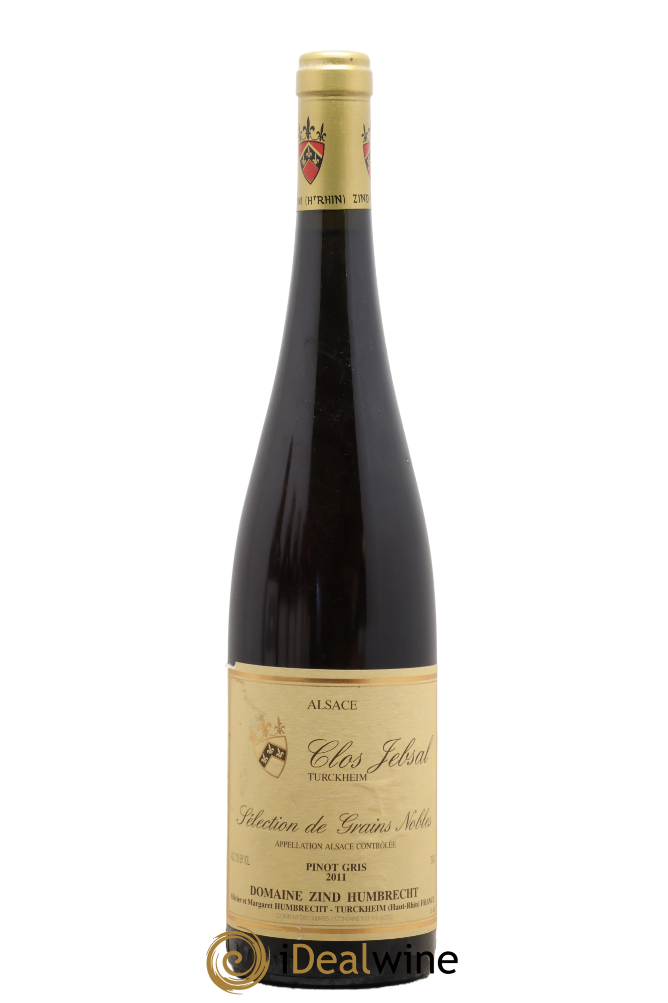 Alsace Pinot Gris Clos Jebsal Sélection de Grains Nobles Zind-Humbrecht (Domaine) 2011 - Lot de 1 bouteille - 0