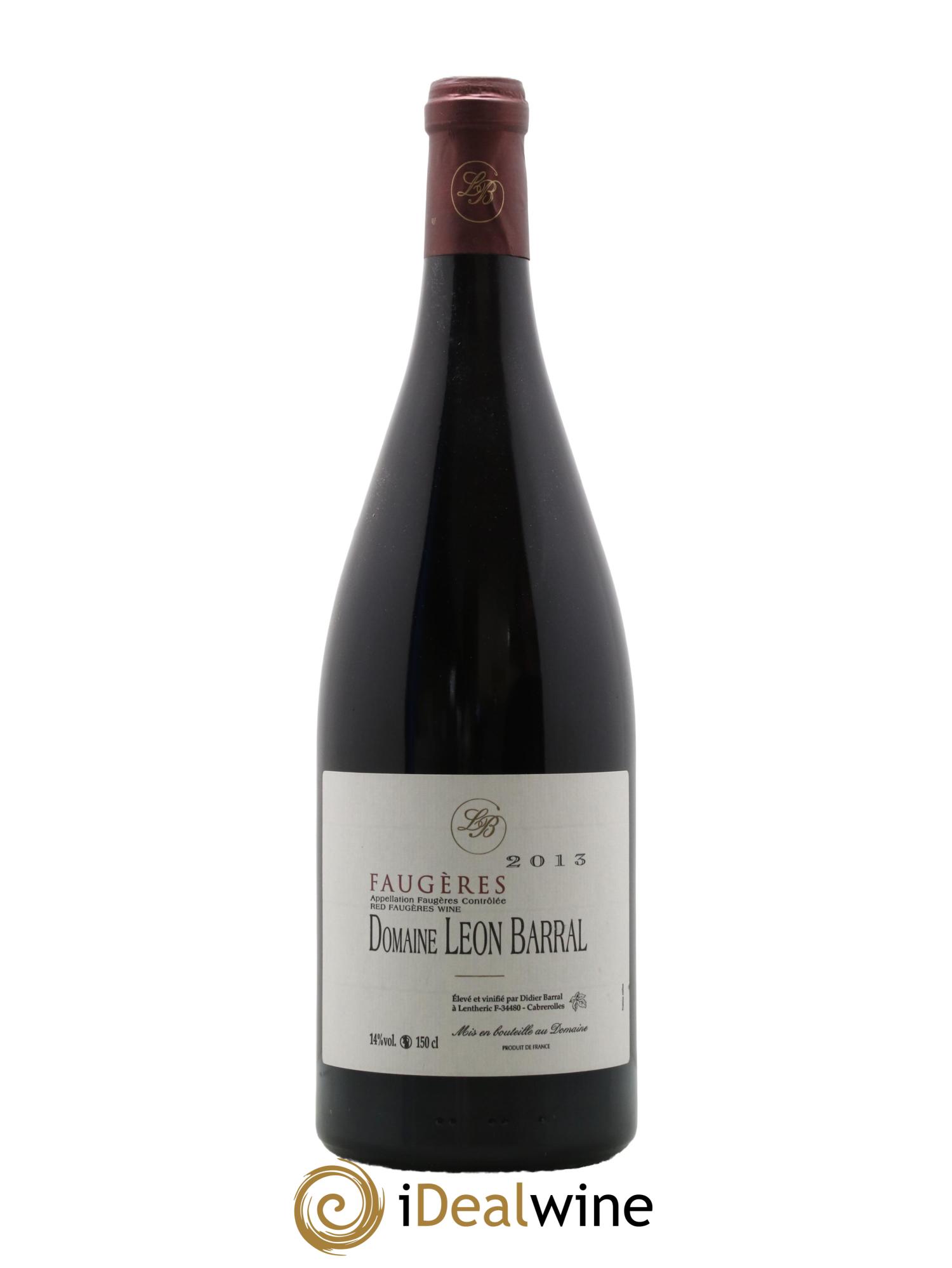 Faugères Domaine Léon Barral 2013 - Lot de 1 magnum - 0