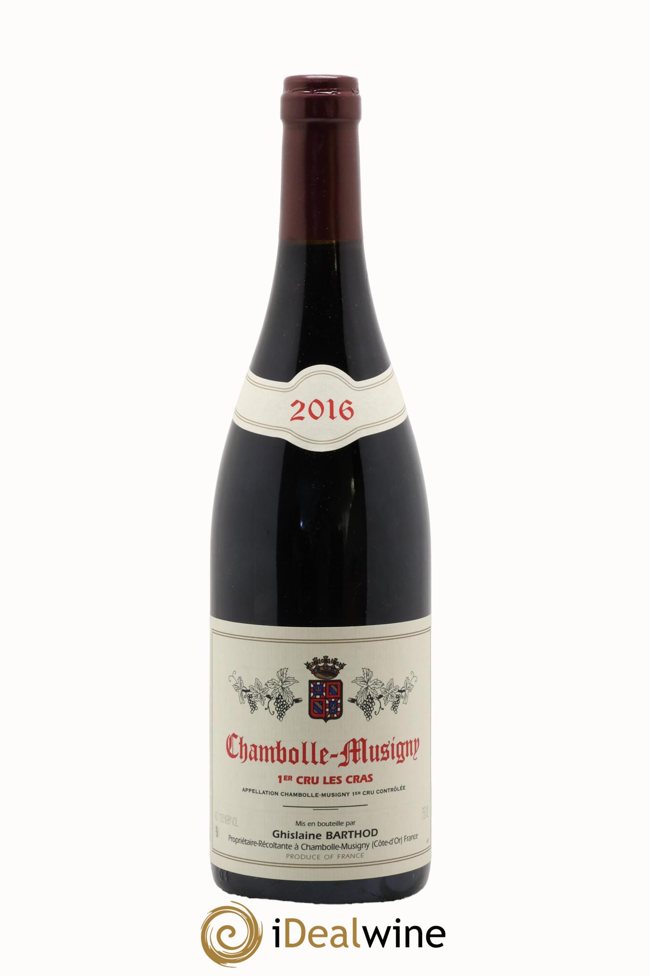Chambolle-Musigny 1er Cru Les Cras Ghislaine Barthod 2016 - Posten von 1 Flasche - 0