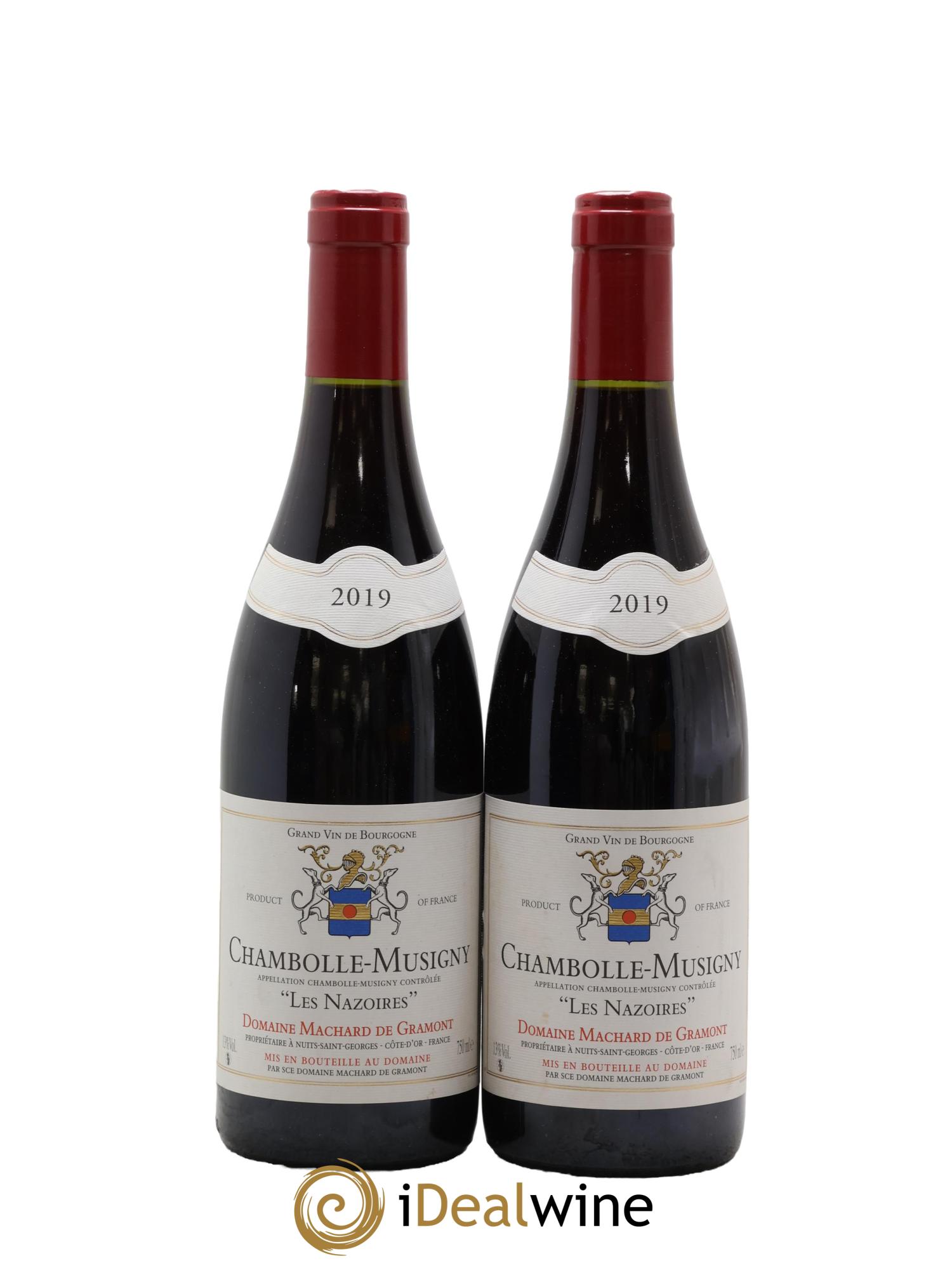 Chambolle-Musigny Les Nazoires Machard De Gramont 2019 - Lot of 2 bottles - 0