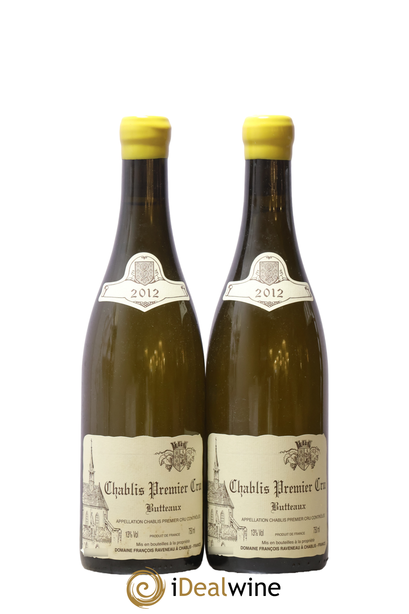Chablis 1er Cru Butteaux Raveneau (Domaine) 2012 - Lote de 2 botellas - 0