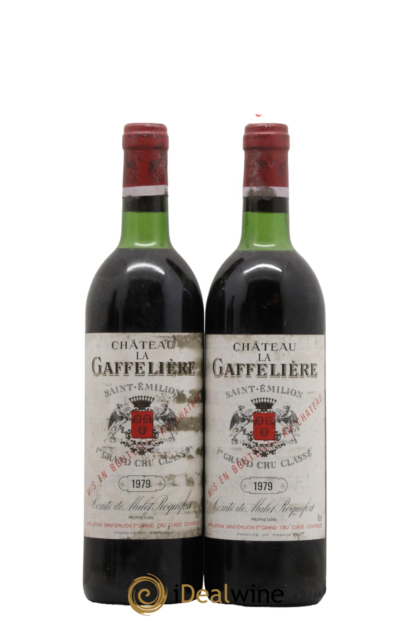 Château la Gaffelière 1er Grand Cru Classé B 1979 - Lot de 2 bouteilles - 0