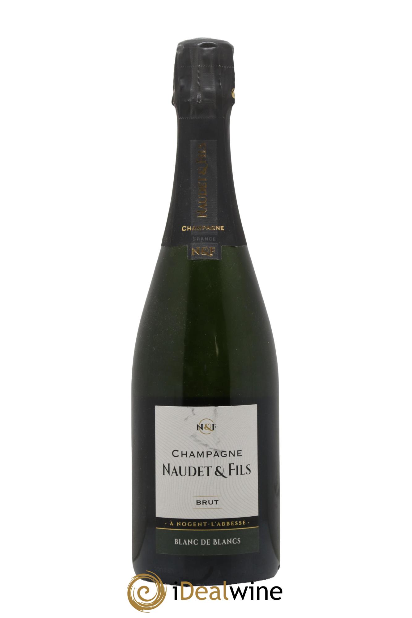 Champagne Brut Blanc de Blancs Maison Naudet - Lot de 1 bouteille - 0