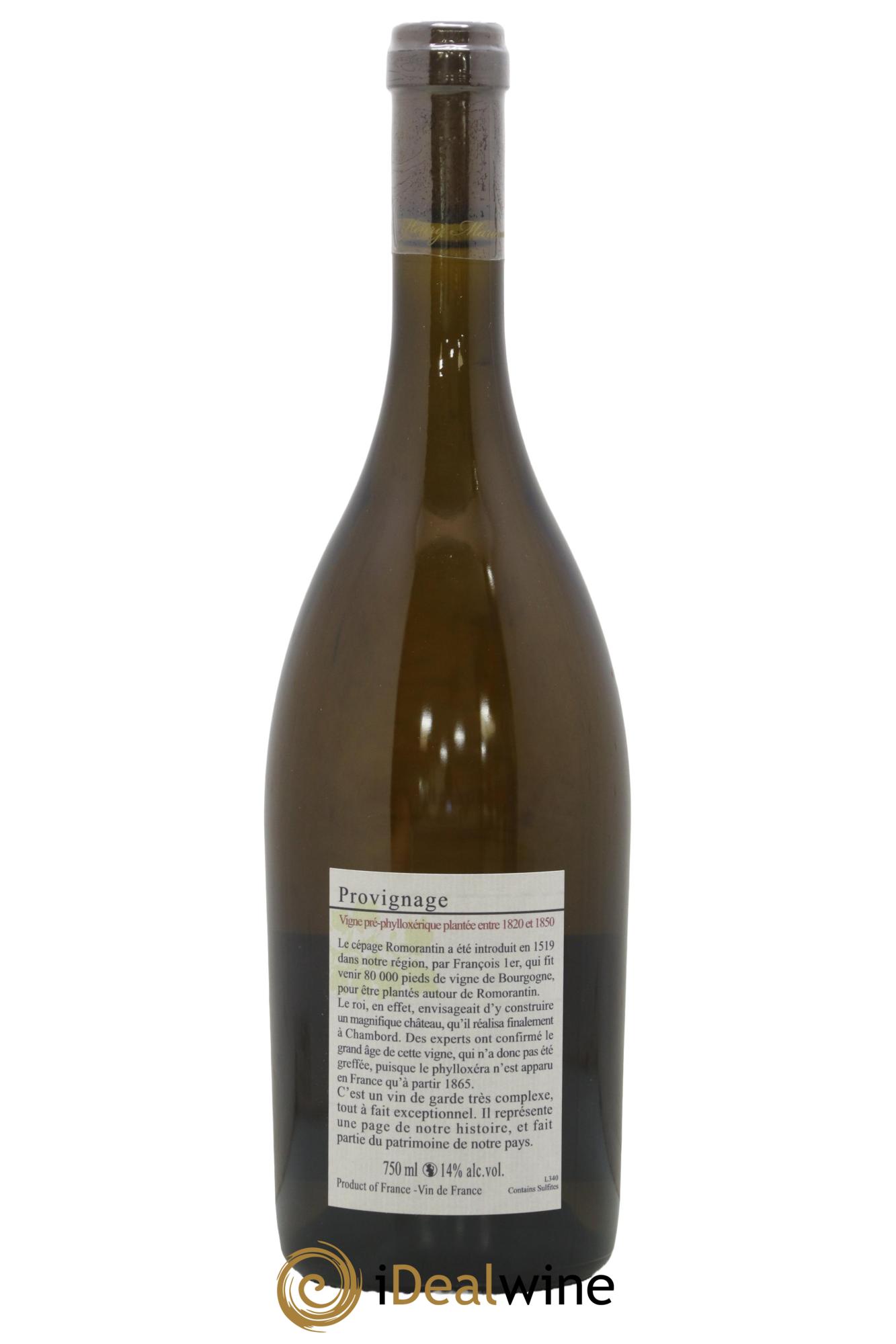 Vin de France Provignage Vignes Préphylloxériques Henry Marionnet 2016 - Lot de 1 bouteille - 1