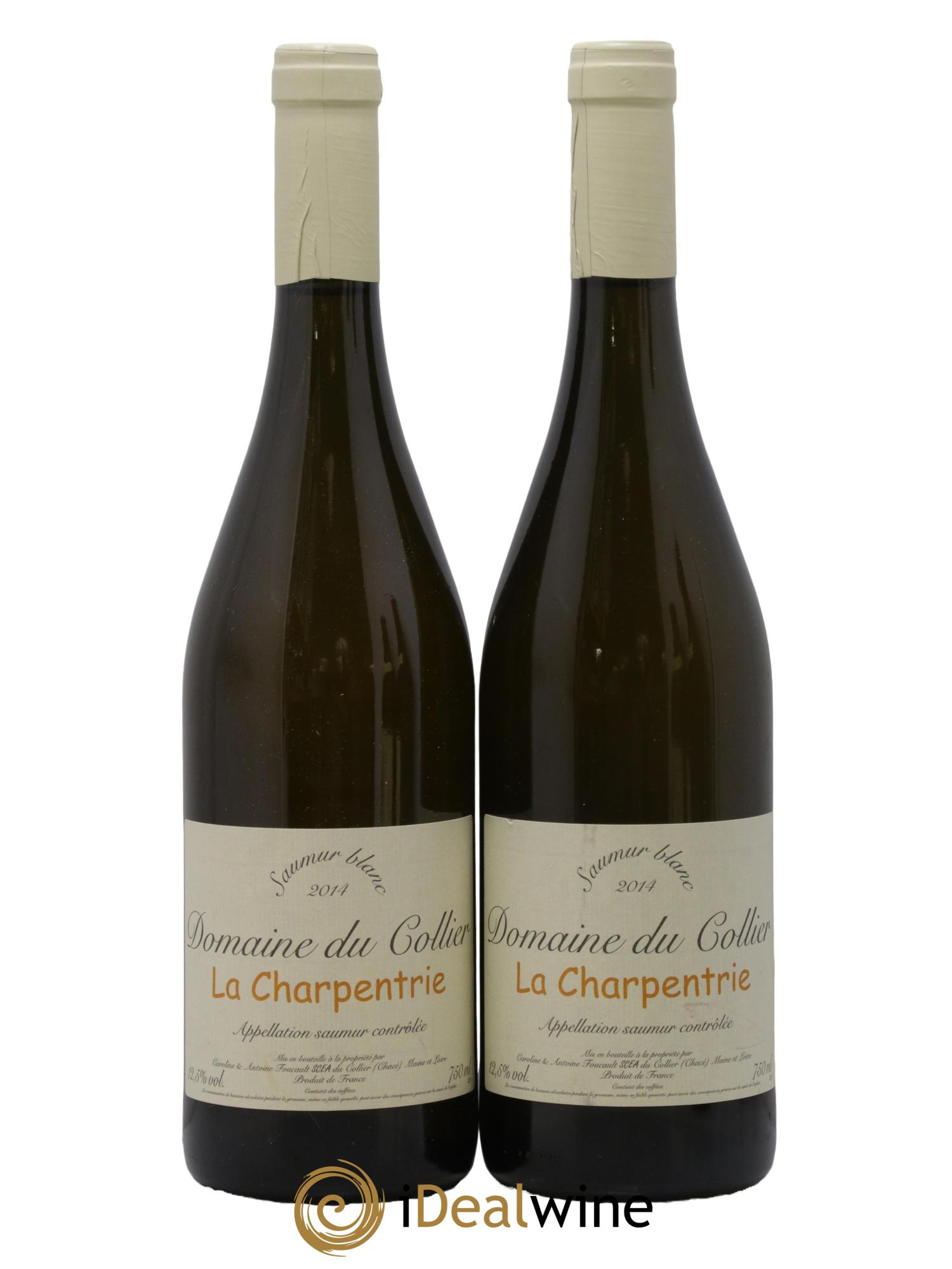 Saumur La Charpentrie Domaine du Collier 2014 - Lot de 2 bouteilles - 0