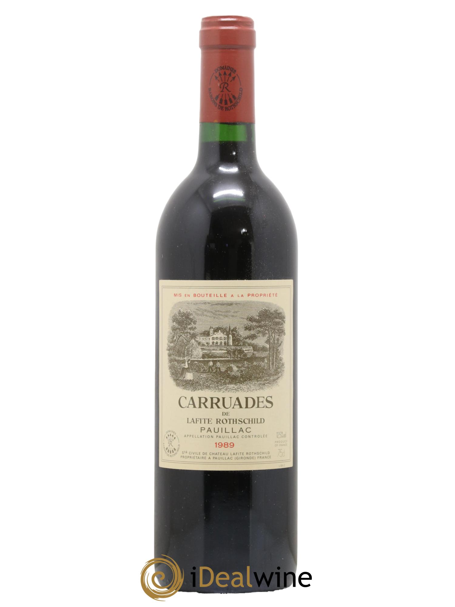 Carruades de Lafite Rothschild Second Vin 1989 - Lot de 1 bouteille - 0