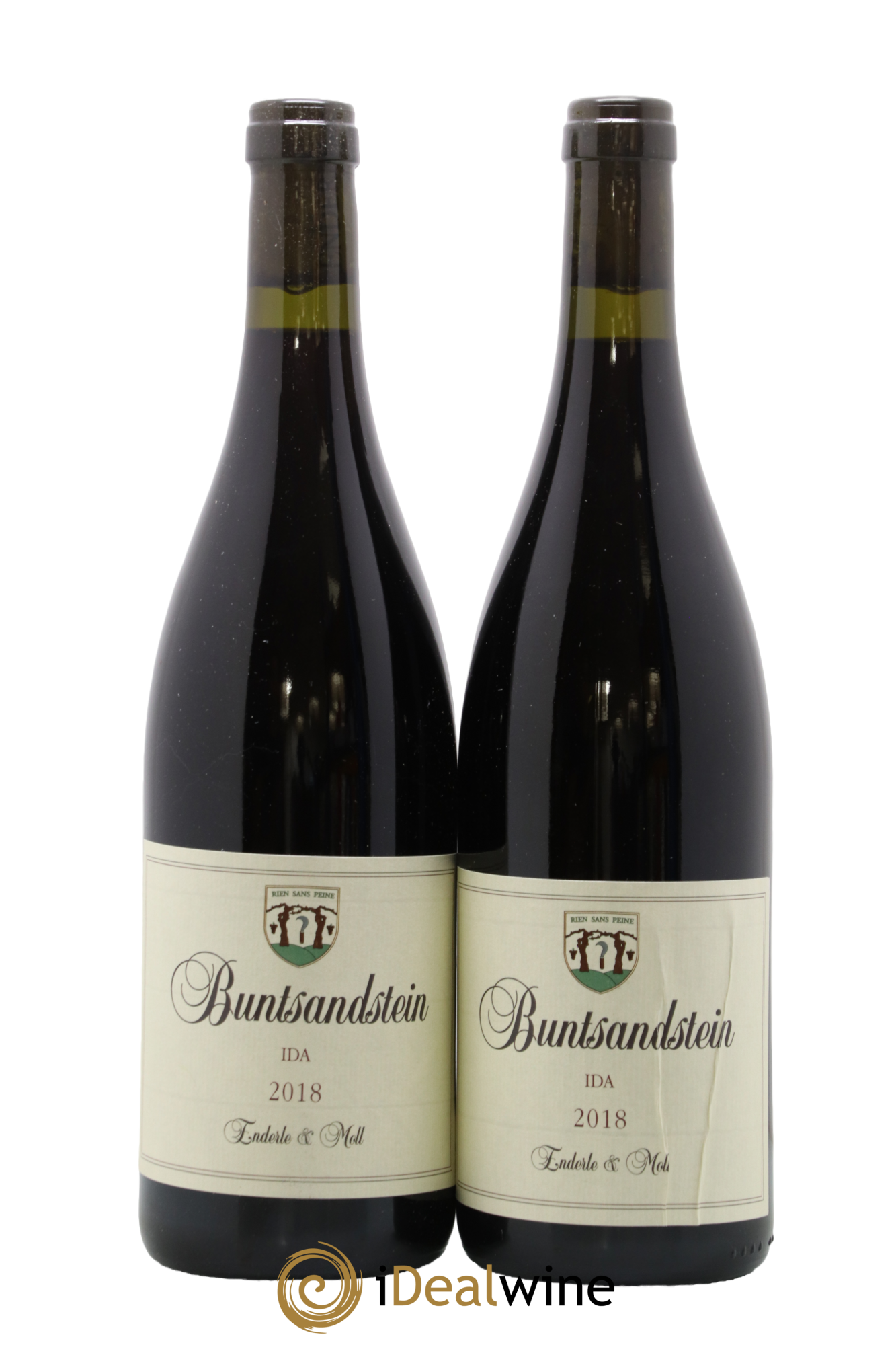 Allemagne Allemagne Landwein Buntsandstein Ida Pinot Noir Enderle Und Mol 2018 - Lot of 2 bottles - 0