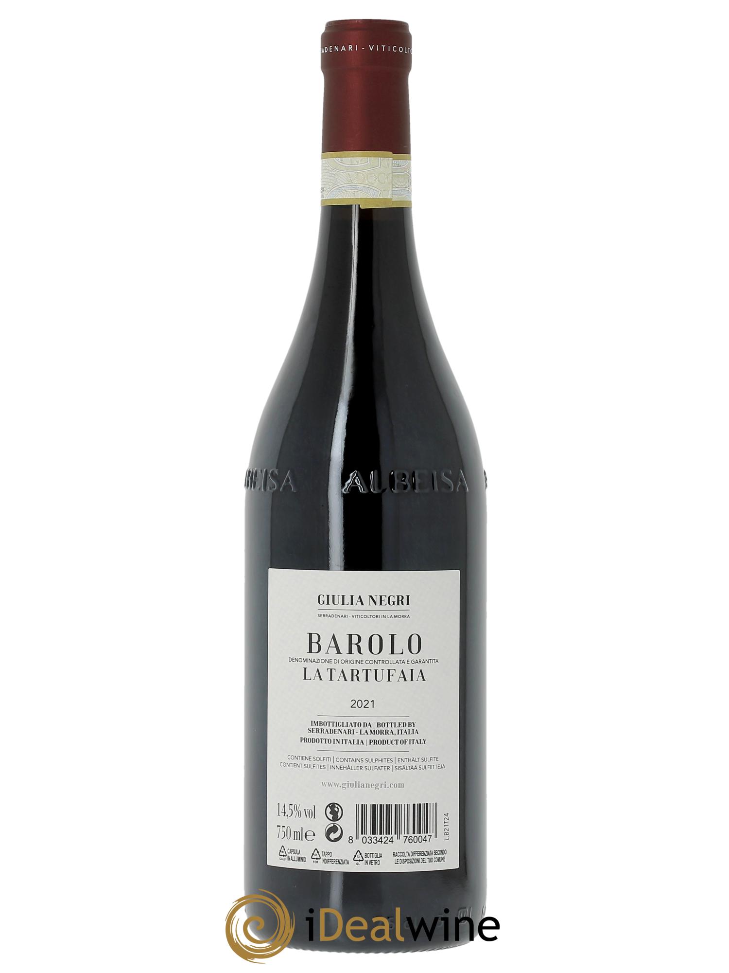 Barolo DOCG Giulia Negri La Tartufaia  2021 - Posten von 1 Flasche - 1