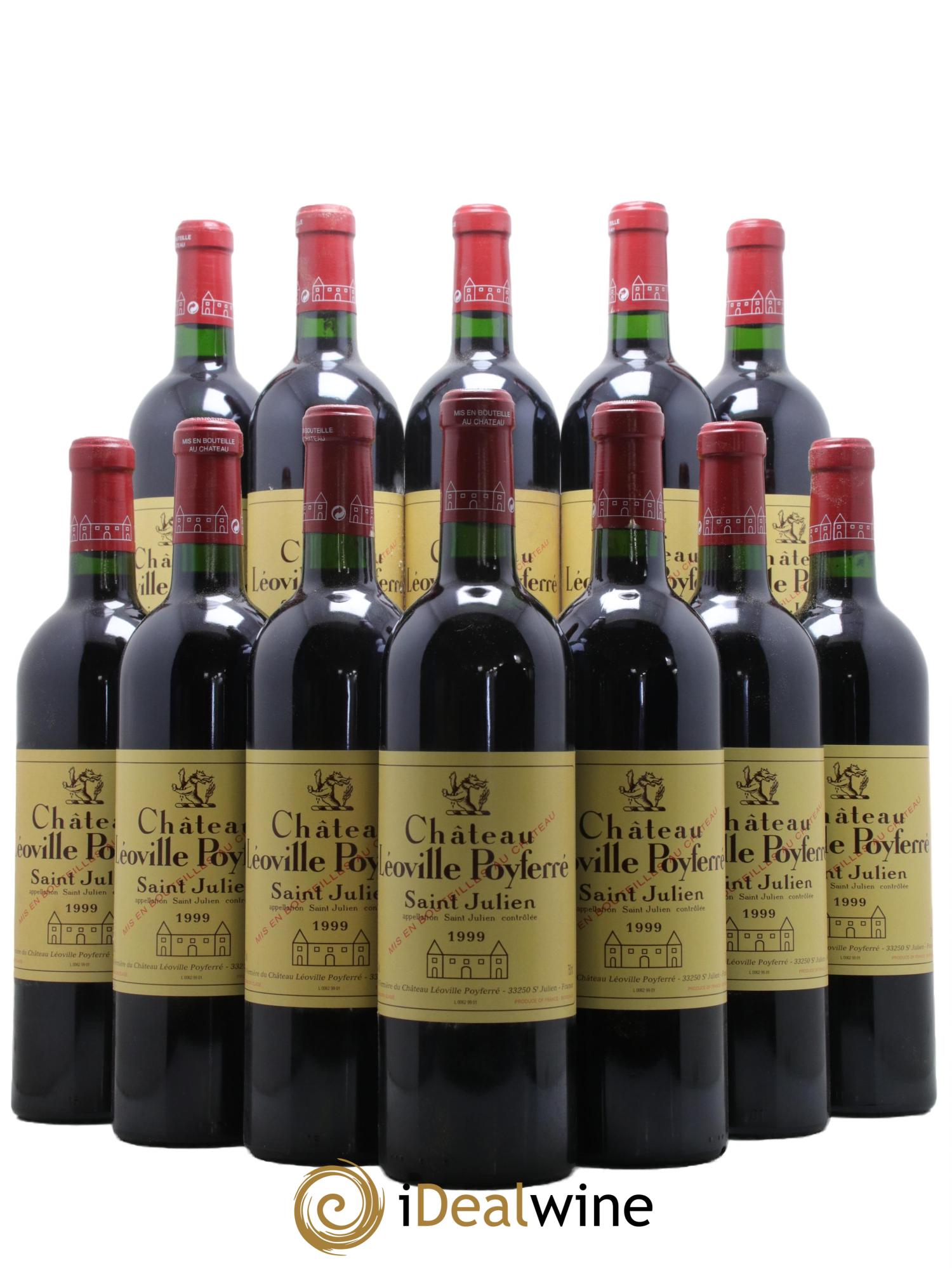 Château Léoville Poyferré 2ème Grand Cru Classé 1999 - Lot de 12 bouteilles - 0